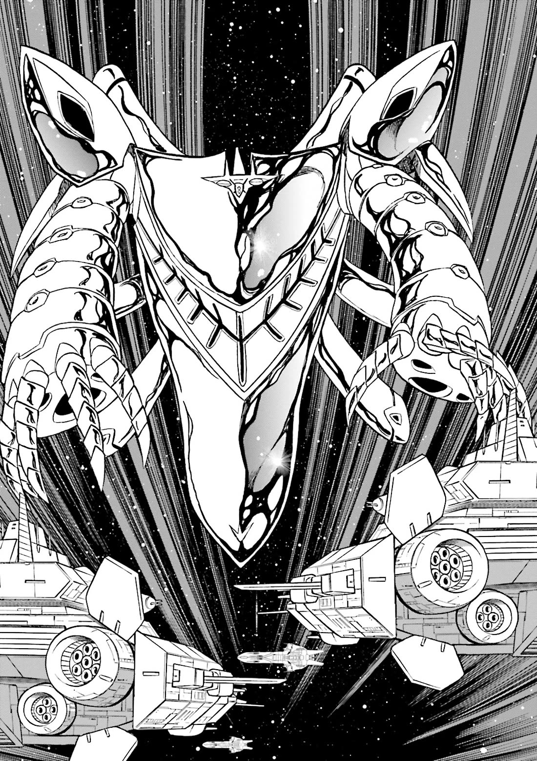 Kidou Senshi Crossbone Gundam Ghost Chapter 44 page 16 - Chapter 44: Hi • Ka • Ri