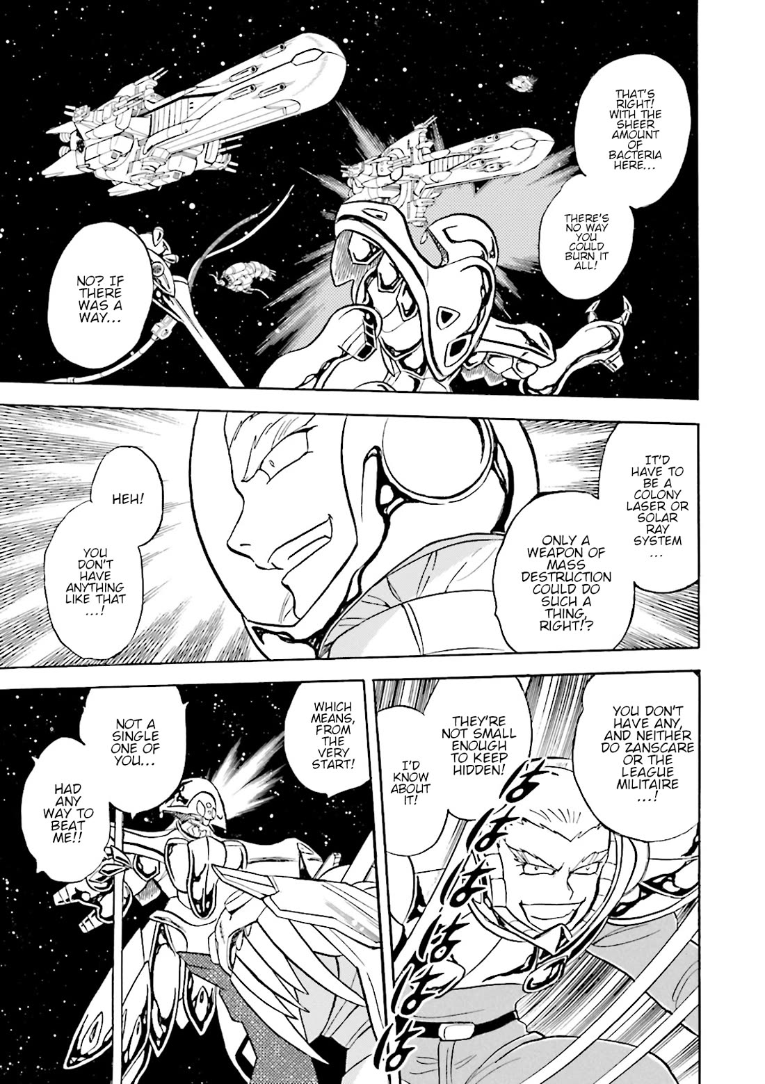 Kidou Senshi Crossbone Gundam Ghost Chapter 44 page 24 - Chapter 44: Hi • Ka • Ri
