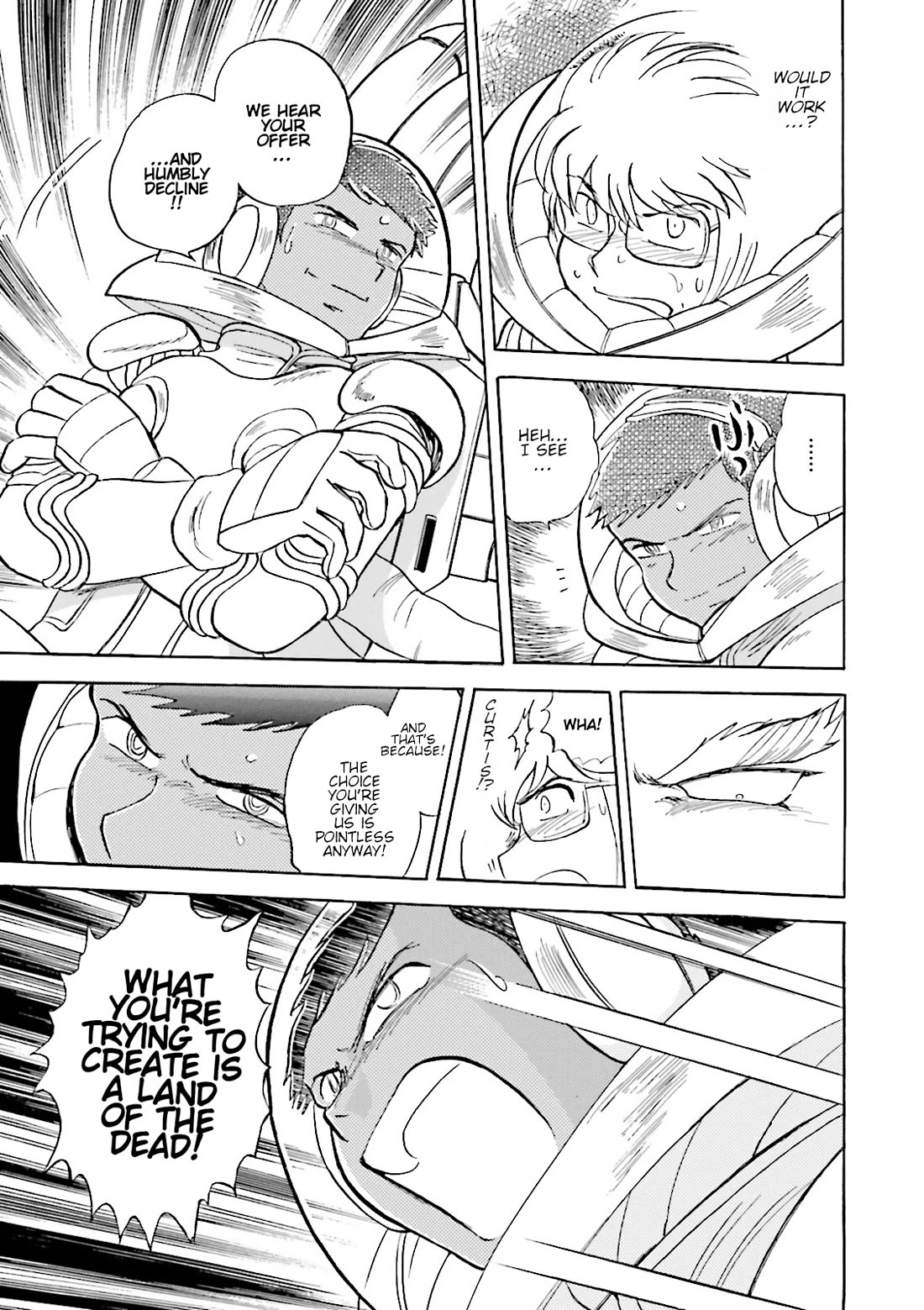 Kidou Senshi Crossbone Gundam Ghost Chapter 44 page 26 - Chapter 44: Hi • Ka • Ri