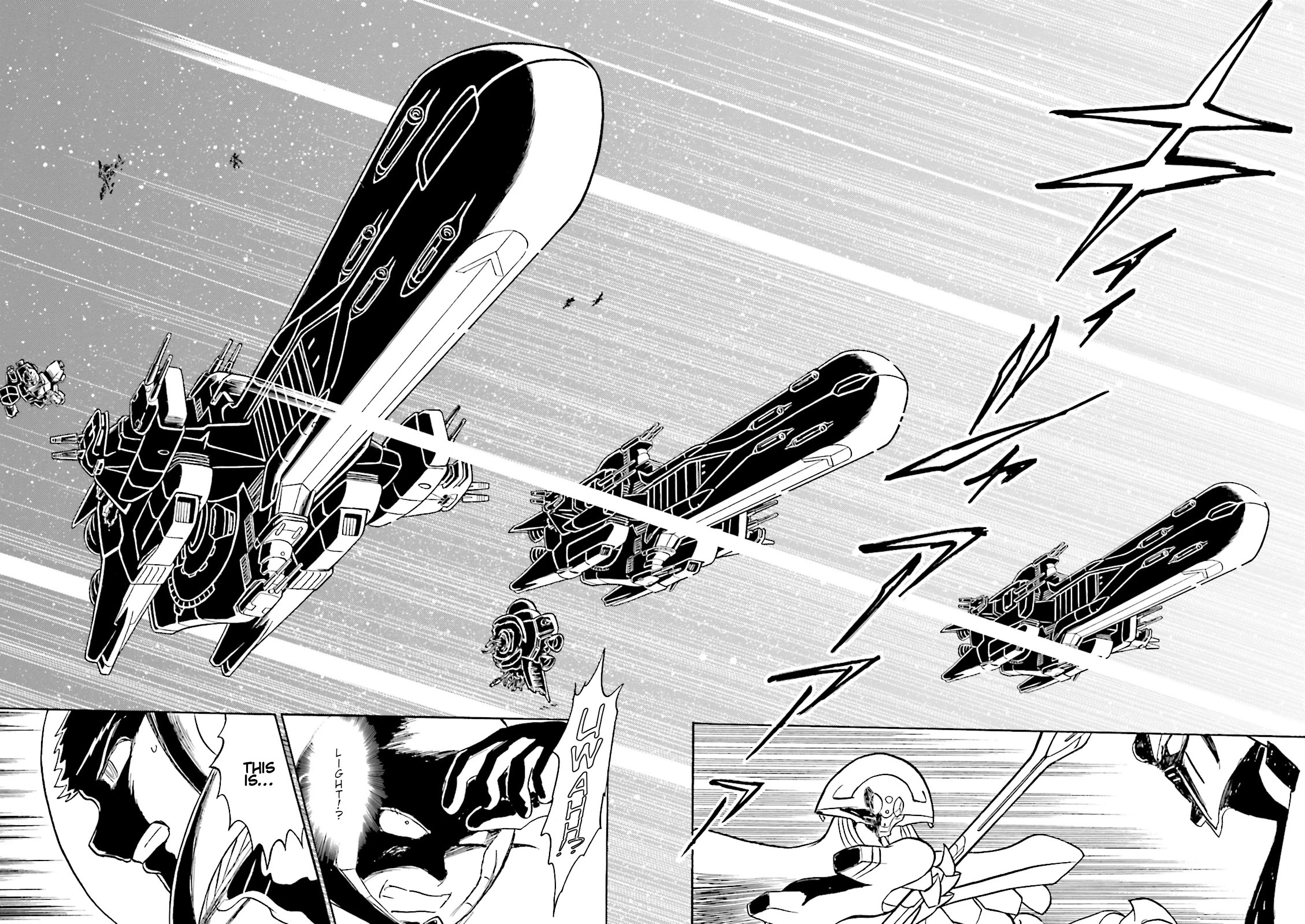 Kidou Senshi Crossbone Gundam Ghost Chapter 44 page 42 - Chapter 44: Hi • Ka • Ri