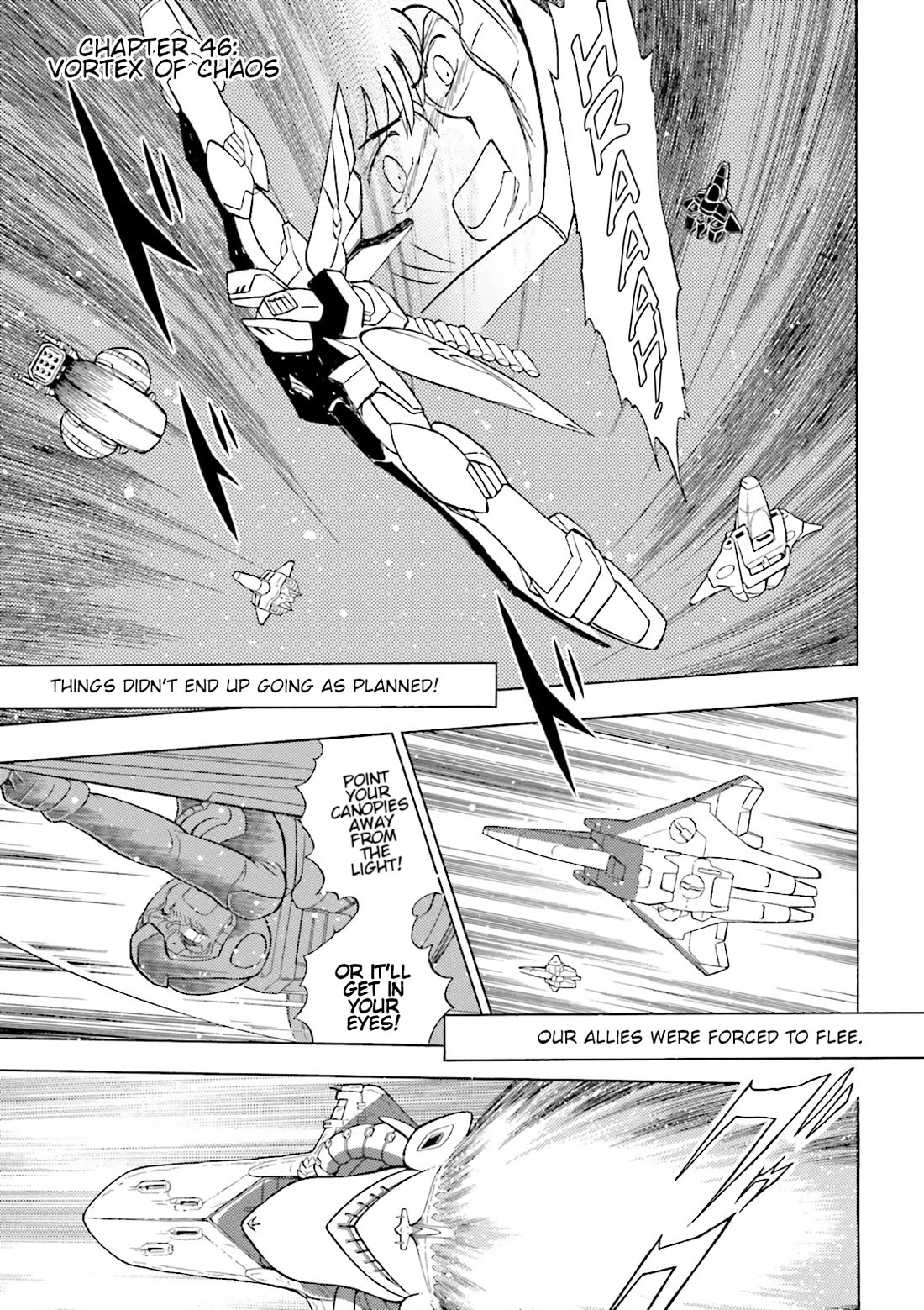 Kidou Senshi Crossbone Gundam Ghost Chapter 46 page 1 - Chapter 46: Vortex of Chaos