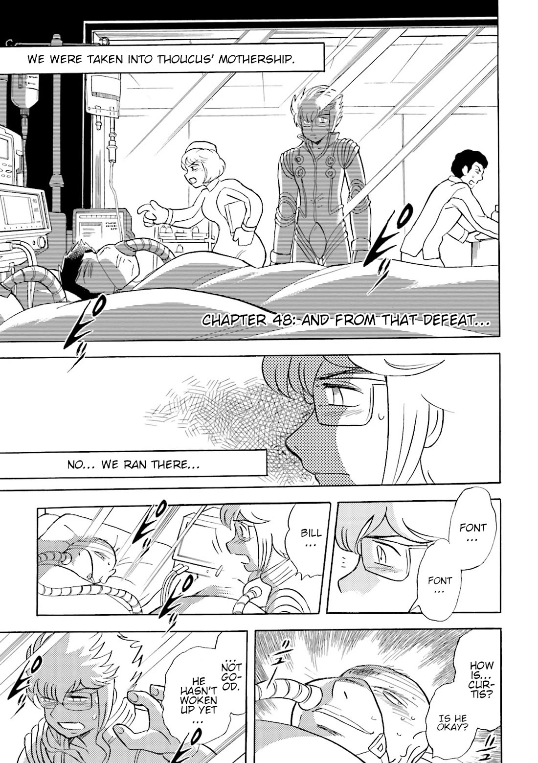 Kidou Senshi Crossbone Gundam Ghost Chapter 48 page 1 - Chapter 48: And From That Defeat...