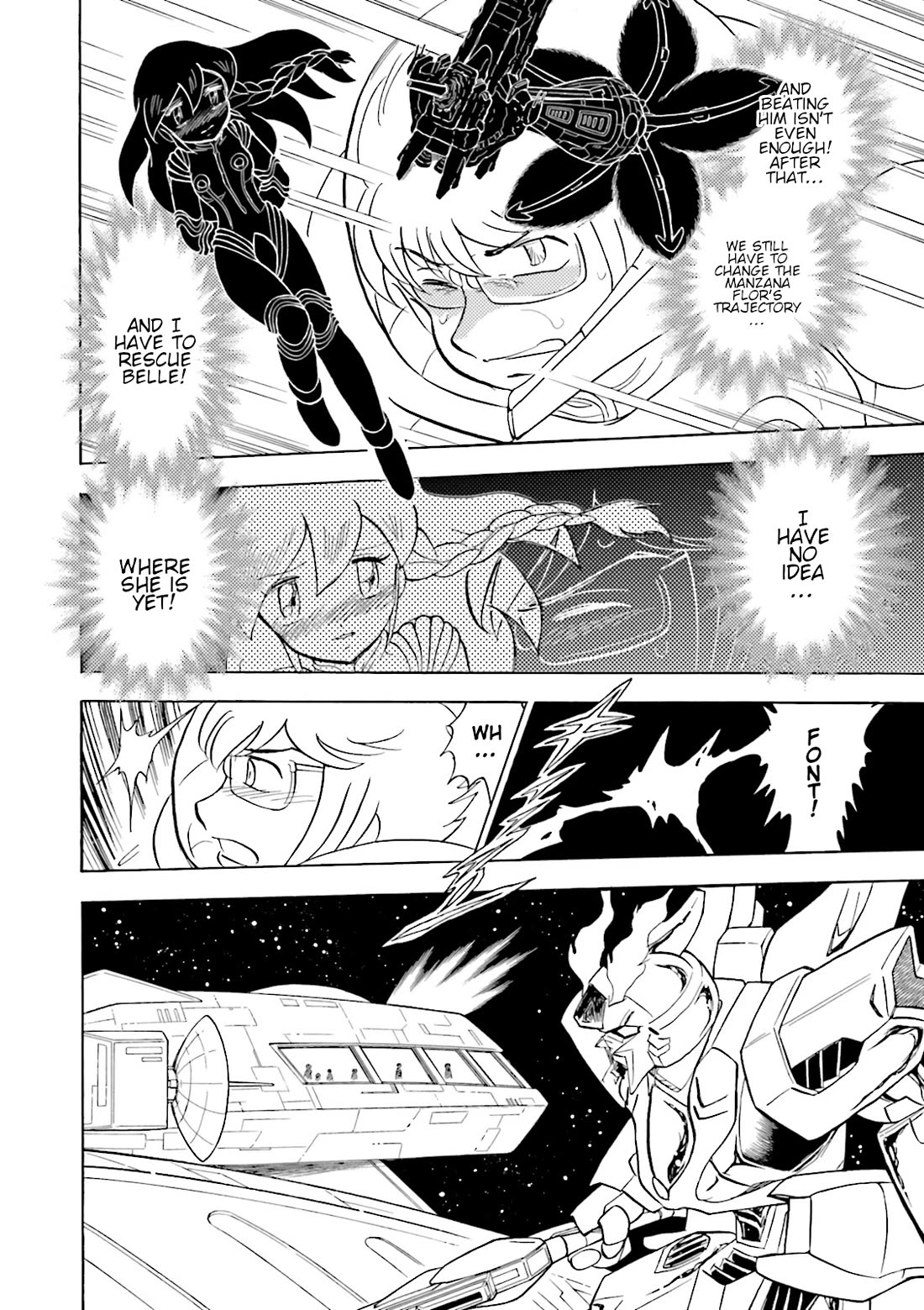 Kidou Senshi Crossbone Gundam Ghost Chapter 50 page 34 - Chapter 50: Suicide