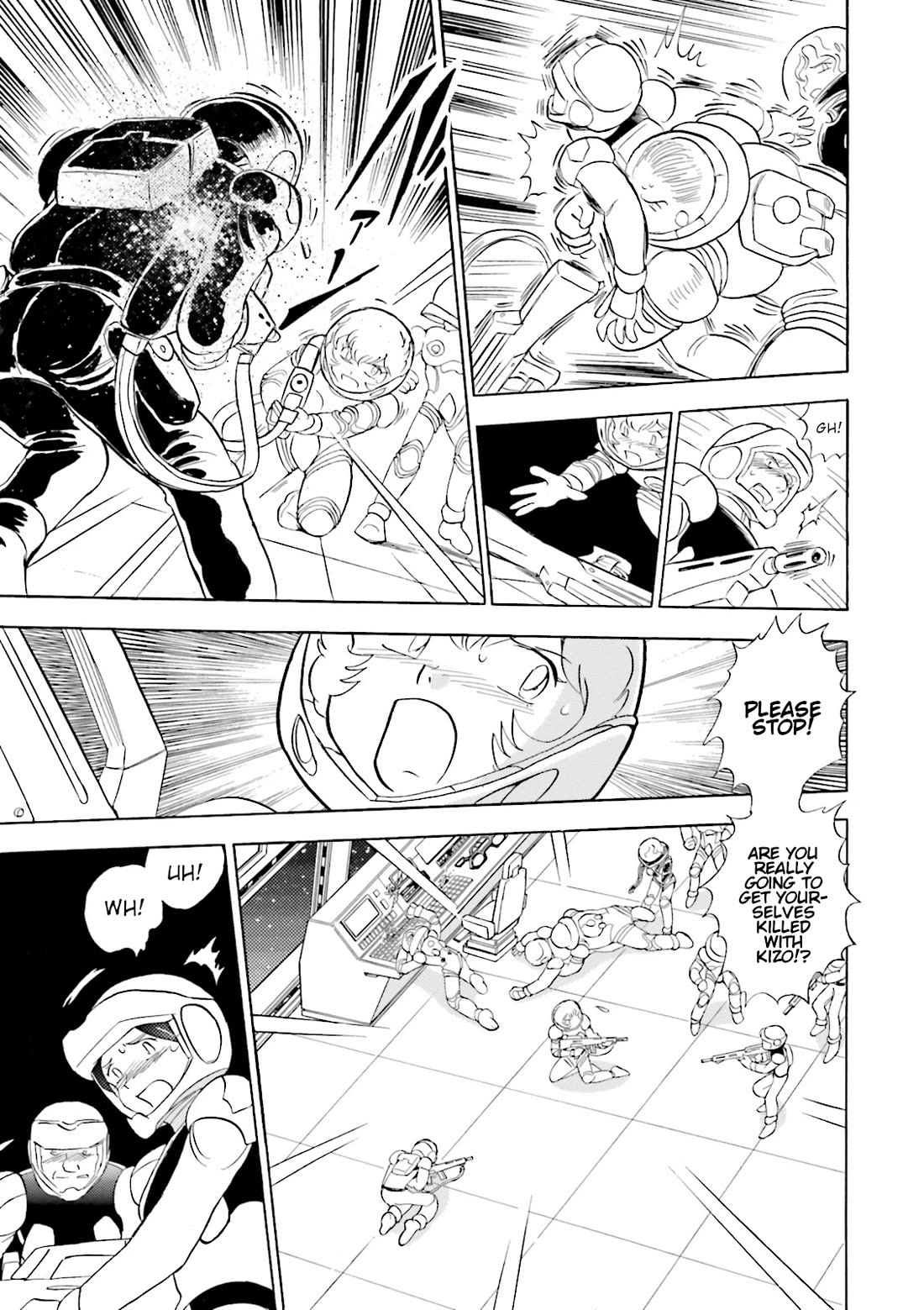 Kidou Senshi Crossbone Gundam Ghost Chapter 50 page 50 - Chapter 50: Suicide