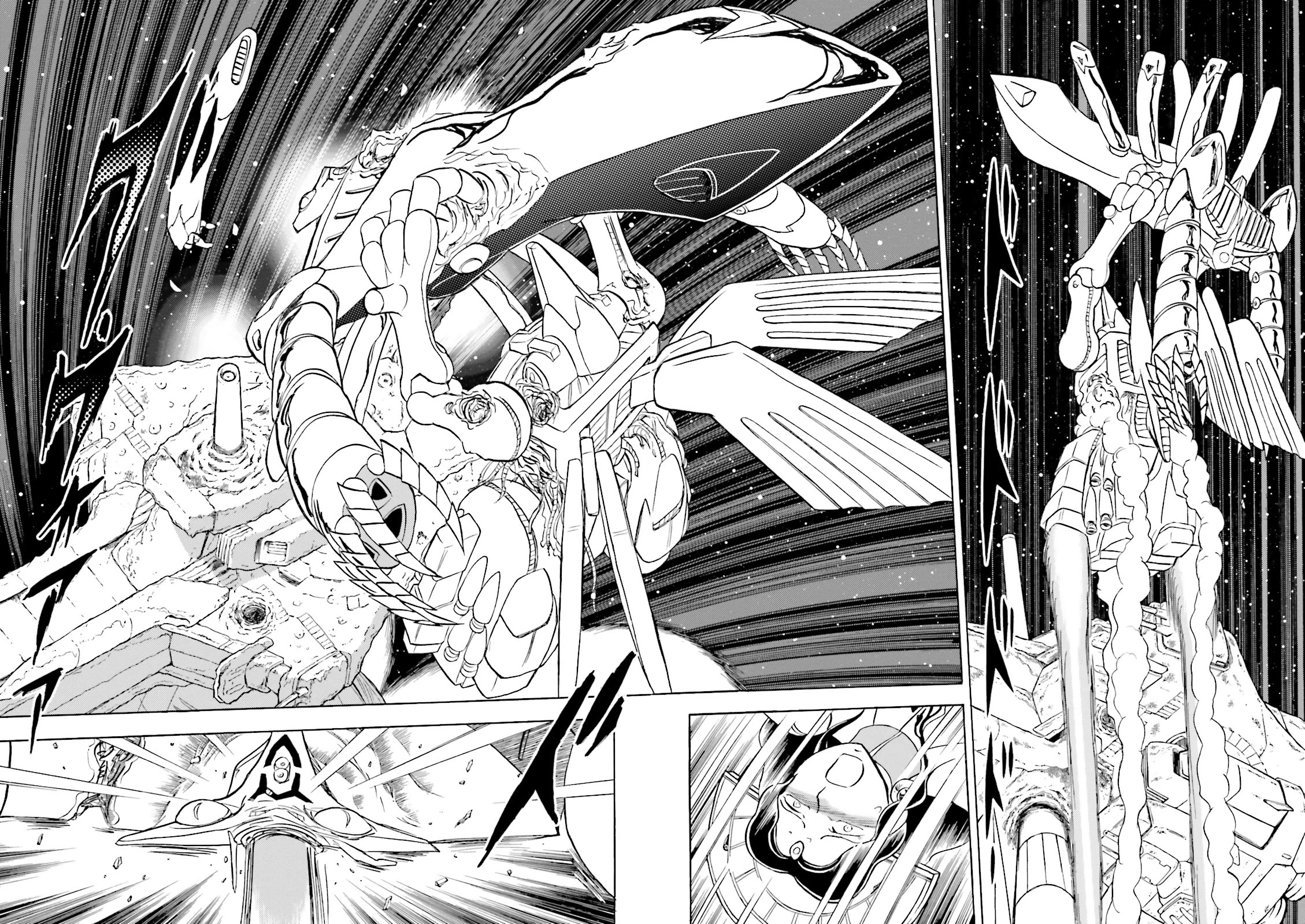 Kidou Senshi Crossbone Gundam Ghost Chapter 51 page 23 - Chapter 51: Where Gold and Silver Intersect