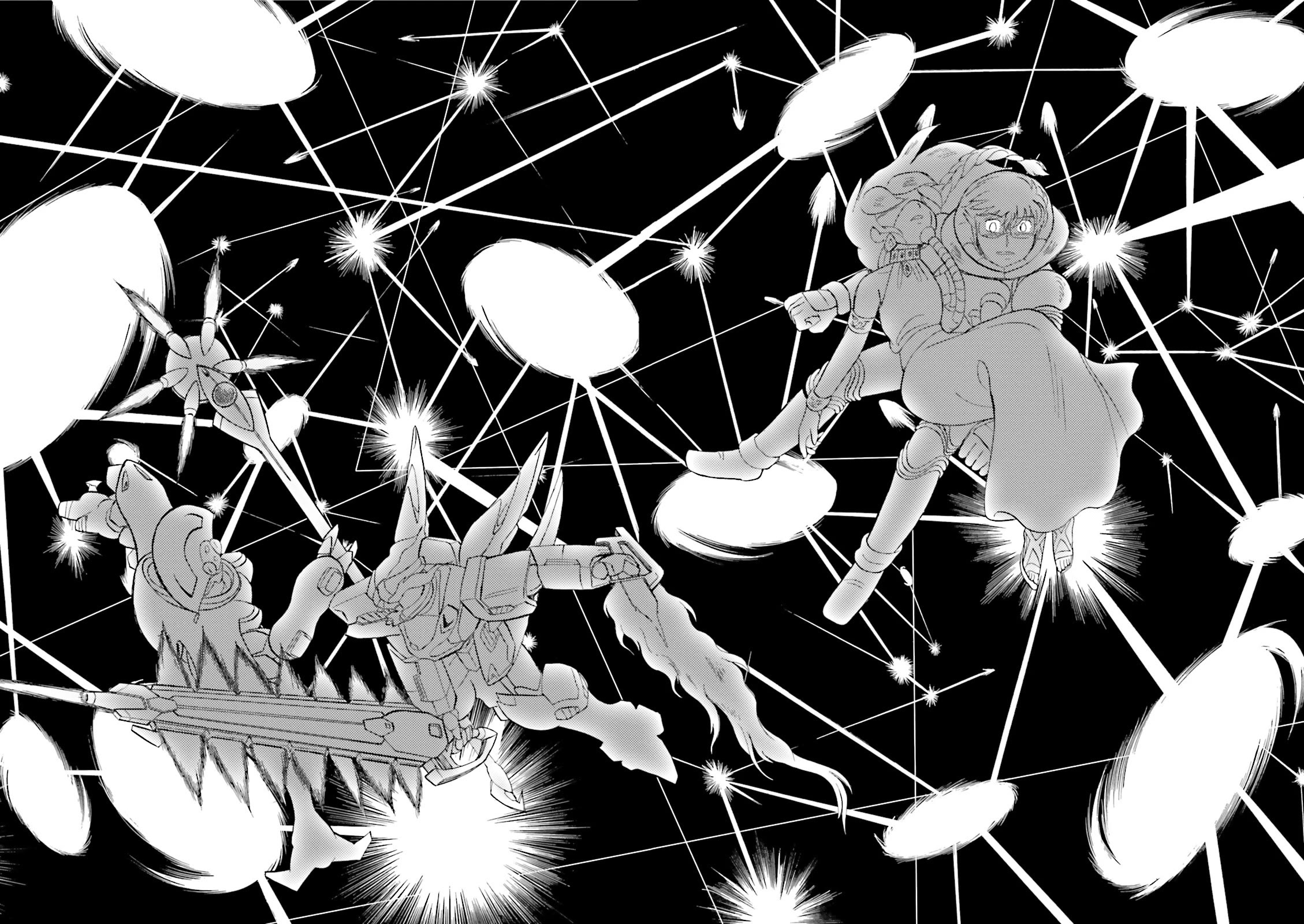 Kidou Senshi Crossbone Gundam Ghost Chapter 51 page 32 - Chapter 51: Where Gold and Silver Intersect