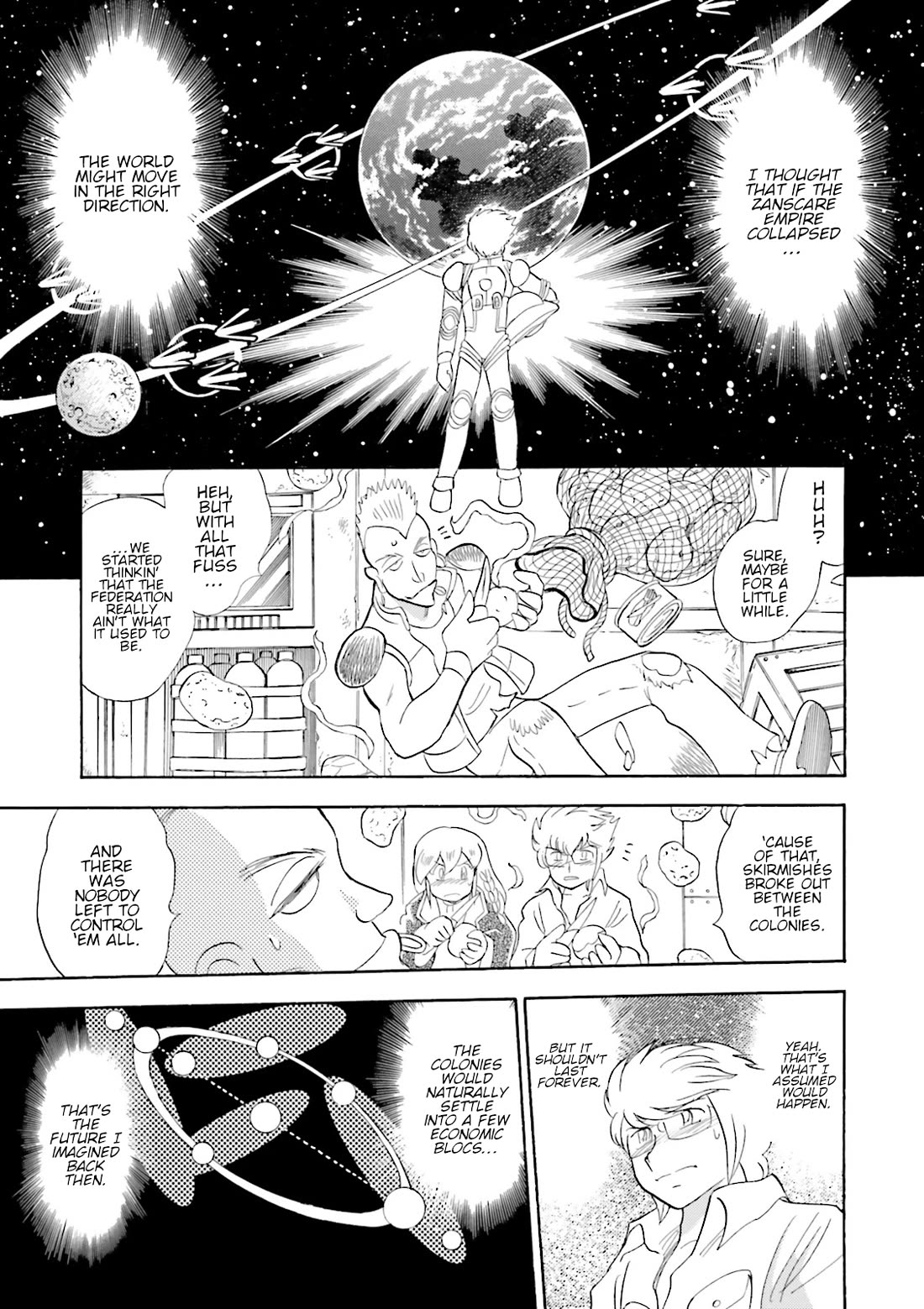 Kidou Senshi Crossbone Gundam Ghost Chapter 53 page 18 - Chapter 53: Its Name Is Ghost [END]