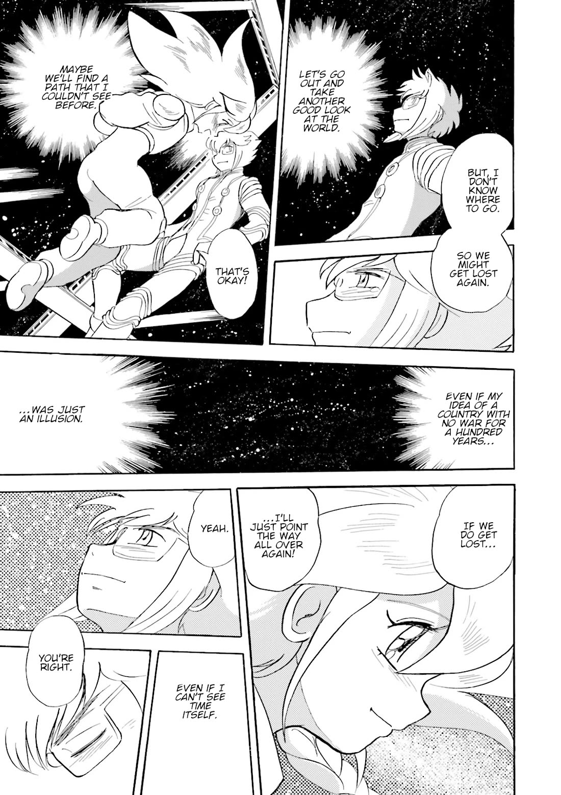 Kidou Senshi Crossbone Gundam Ghost Chapter 53 page 34 - Chapter 53: Its Name Is Ghost [END]