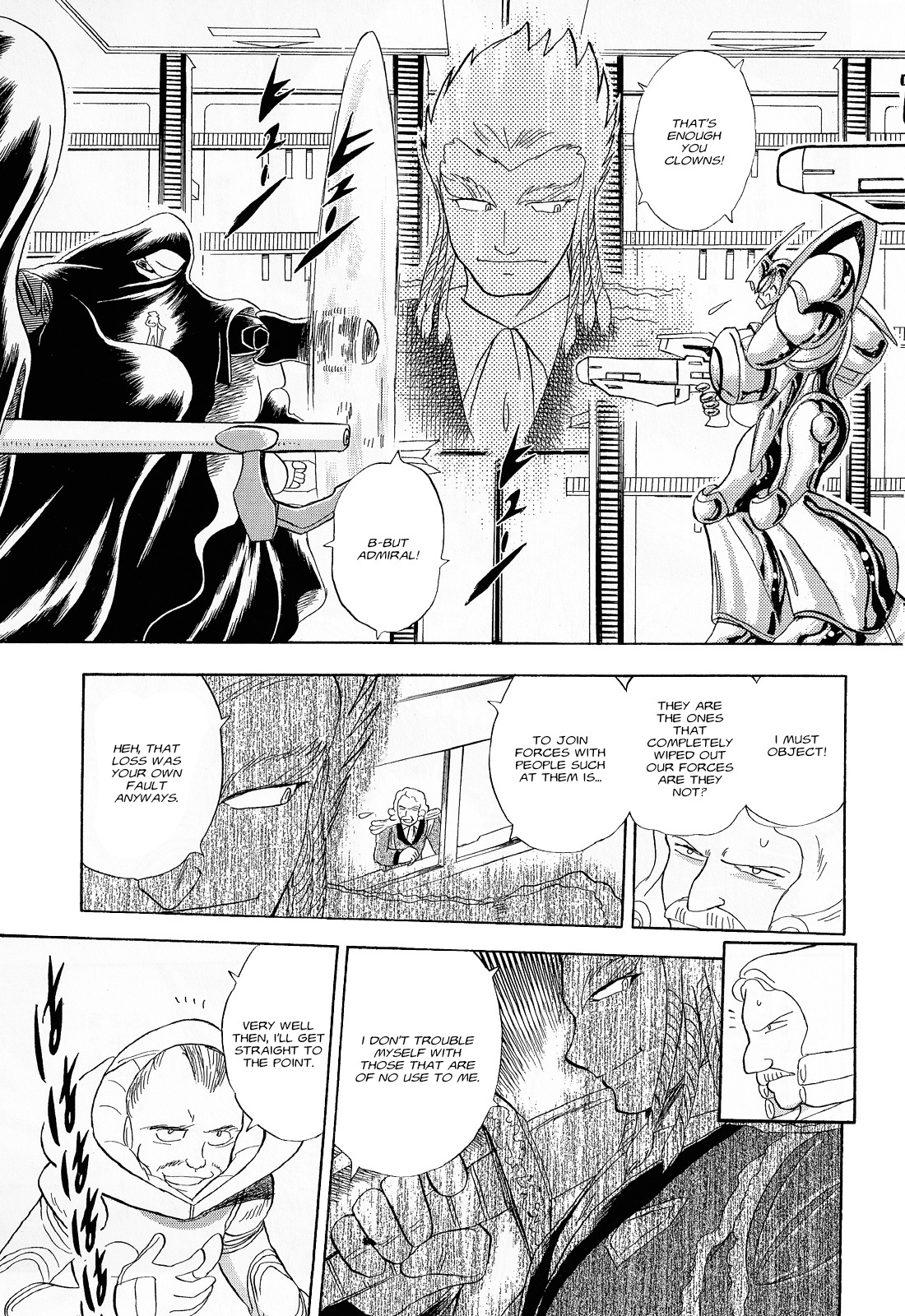 Kidou Senshi Crossbone Gundam Ghost Chapter 7 page 13 - Chapter 7: Gathering on the Moon