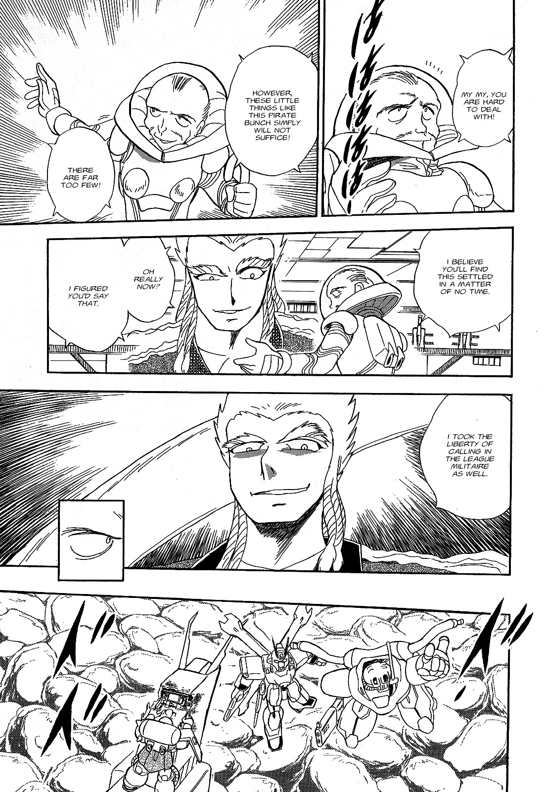 Kidou Senshi Crossbone Gundam Ghost Chapter 7 page 26 - Chapter 7: Gathering on the Moon