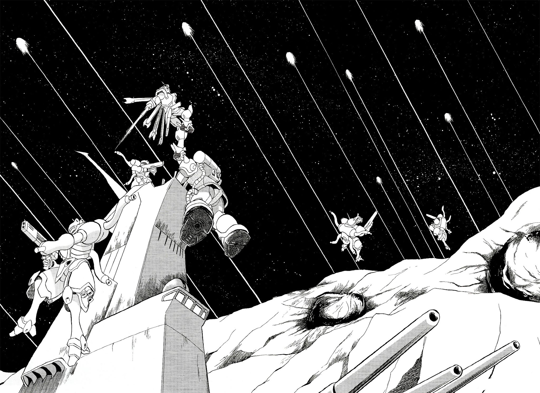 Kidou Senshi Crossbone Gundam Ghost Chapter 7 page 27 - Chapter 7: Gathering on the Moon