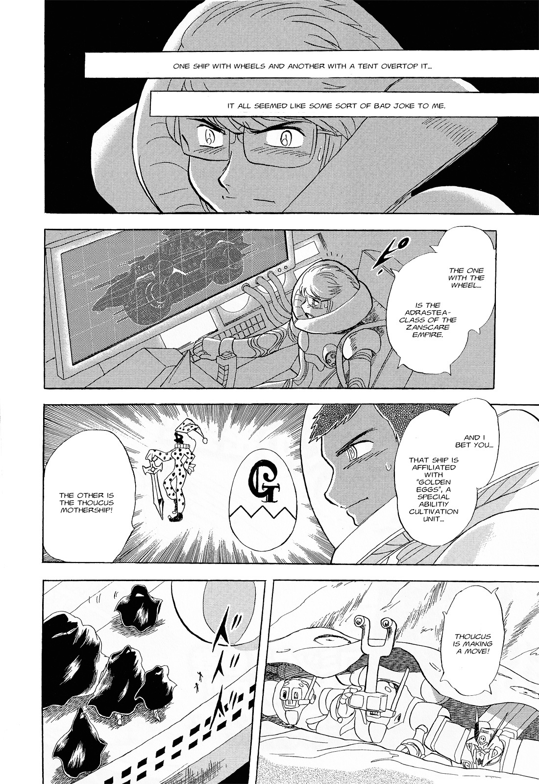 Kidou Senshi Crossbone Gundam Ghost Chapter 7 page 4 - Chapter 7: Gathering on the Moon