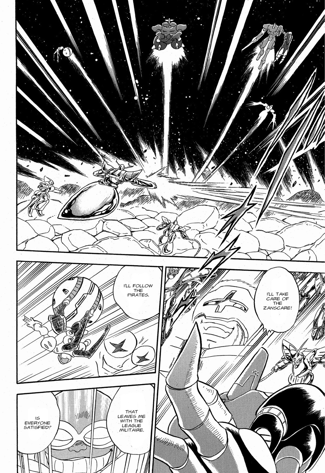 Kidou Senshi Crossbone Gundam Ghost Chapter 8 page 12 - Chapter 8: A 4 Way Struggle