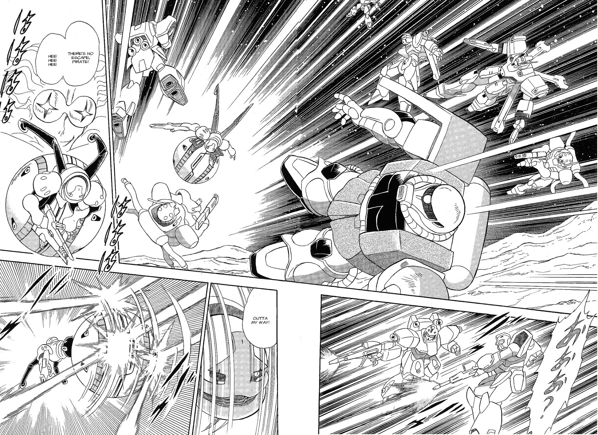 Kidou Senshi Crossbone Gundam Ghost Chapter 8 page 26 - Chapter 8: A 4 Way Struggle