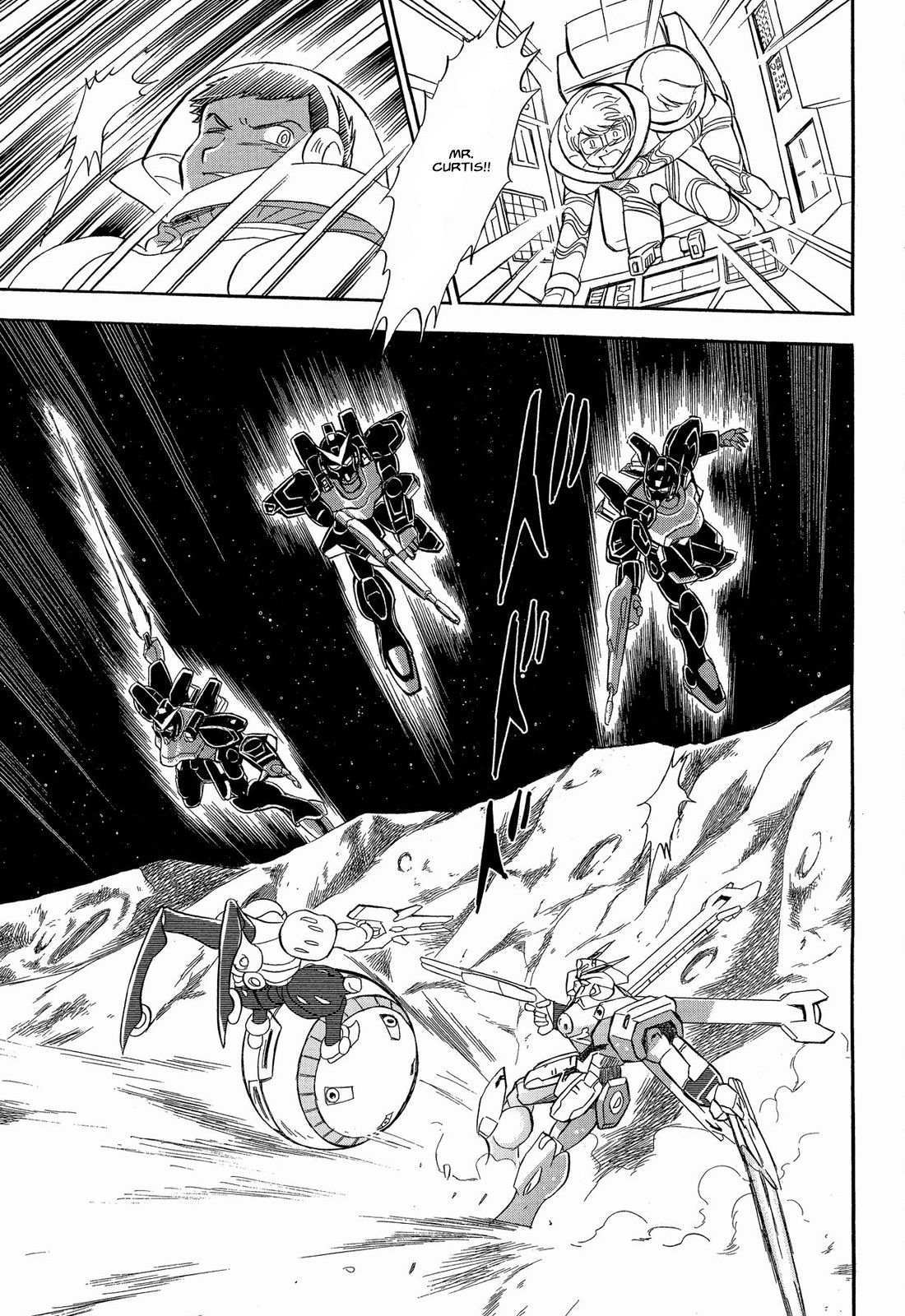 Kidou Senshi Crossbone Gundam Ghost Chapter 8 page 34 - Chapter 8: A 4 Way Struggle