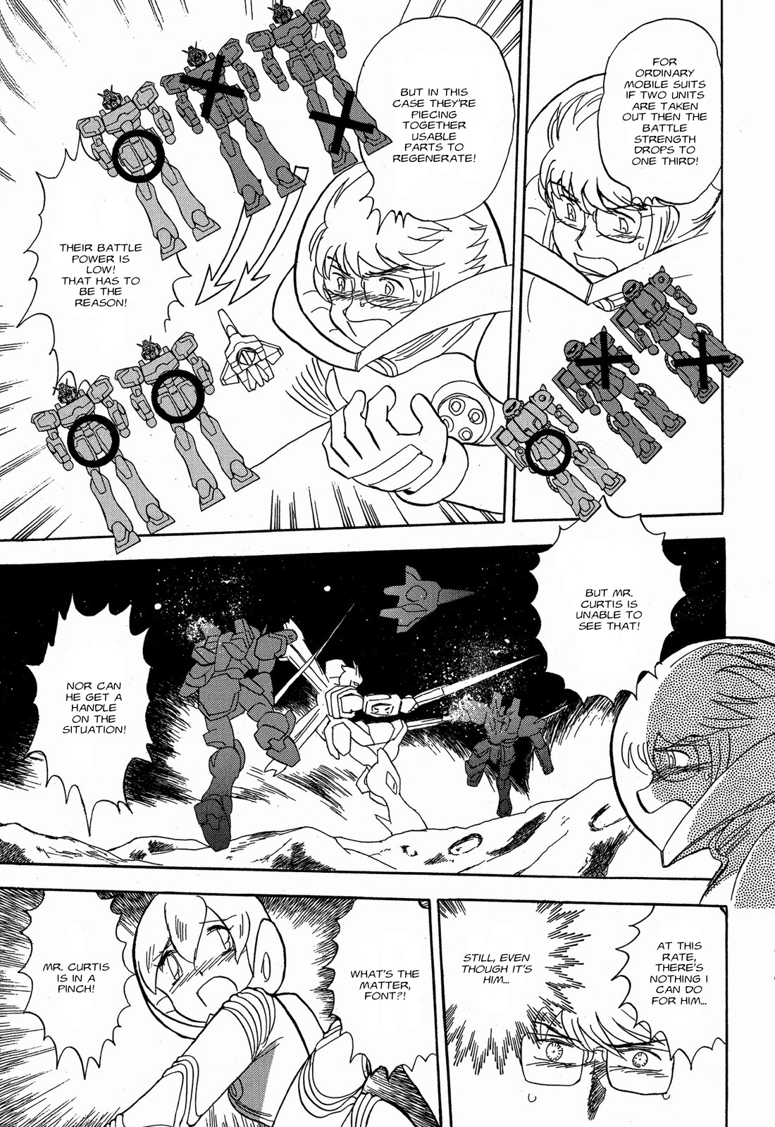 Kidou Senshi Crossbone Gundam Ghost Chapter 9 page 22 - Chapter 9: v Gundam vs Crossbone Gundam