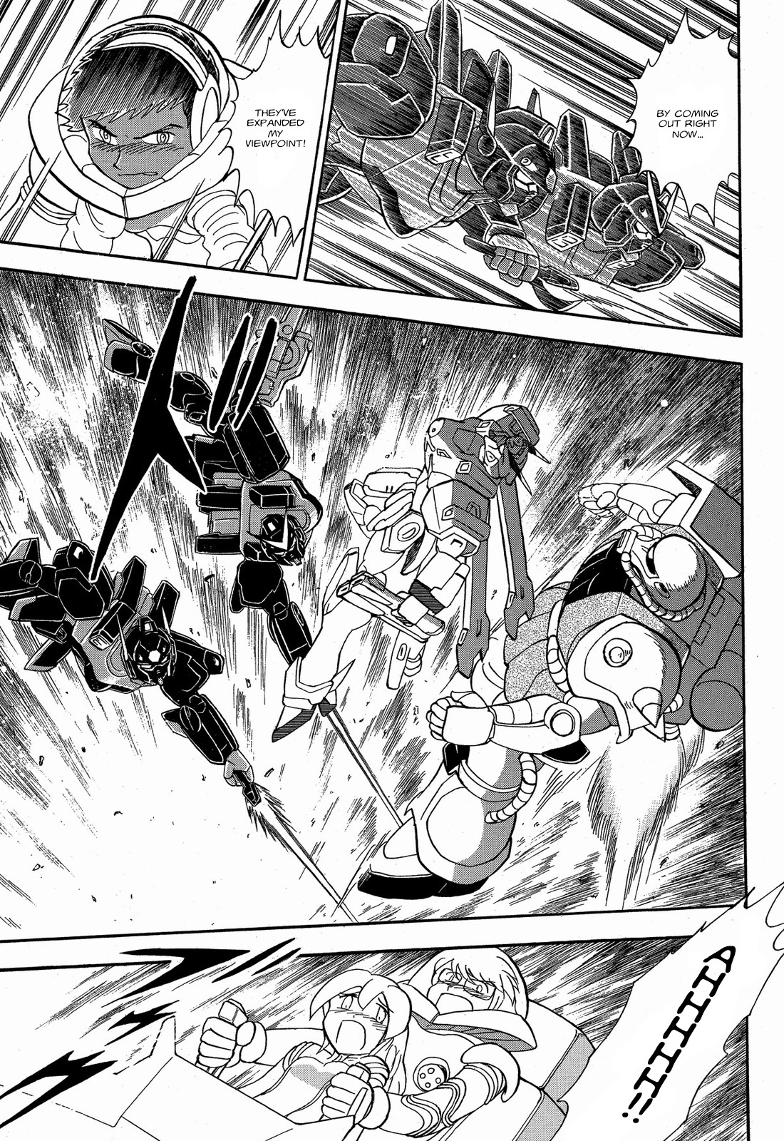 Kidou Senshi Crossbone Gundam Ghost Chapter 9 page 34 - Chapter 9: v Gundam vs Crossbone Gundam