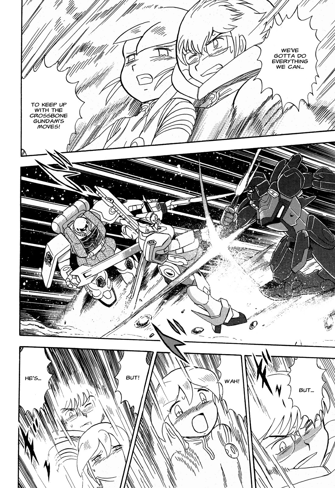 Kidou Senshi Crossbone Gundam Ghost Chapter 9 page 35 - Chapter 9: v Gundam vs Crossbone Gundam