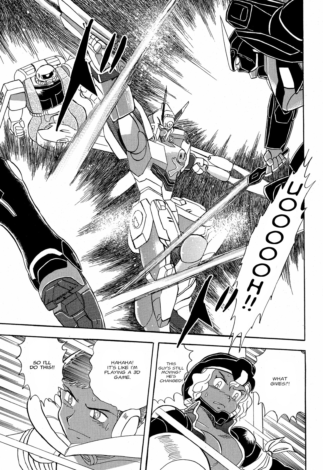 Kidou Senshi Crossbone Gundam Ghost Chapter 9 page 36 - Chapter 9: v Gundam vs Crossbone Gundam
