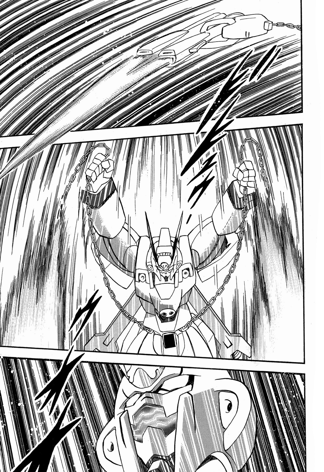 Kidou Senshi Crossbone Gundam Ghost Chapter 9 page 38 - Chapter 9: v Gundam vs Crossbone Gundam