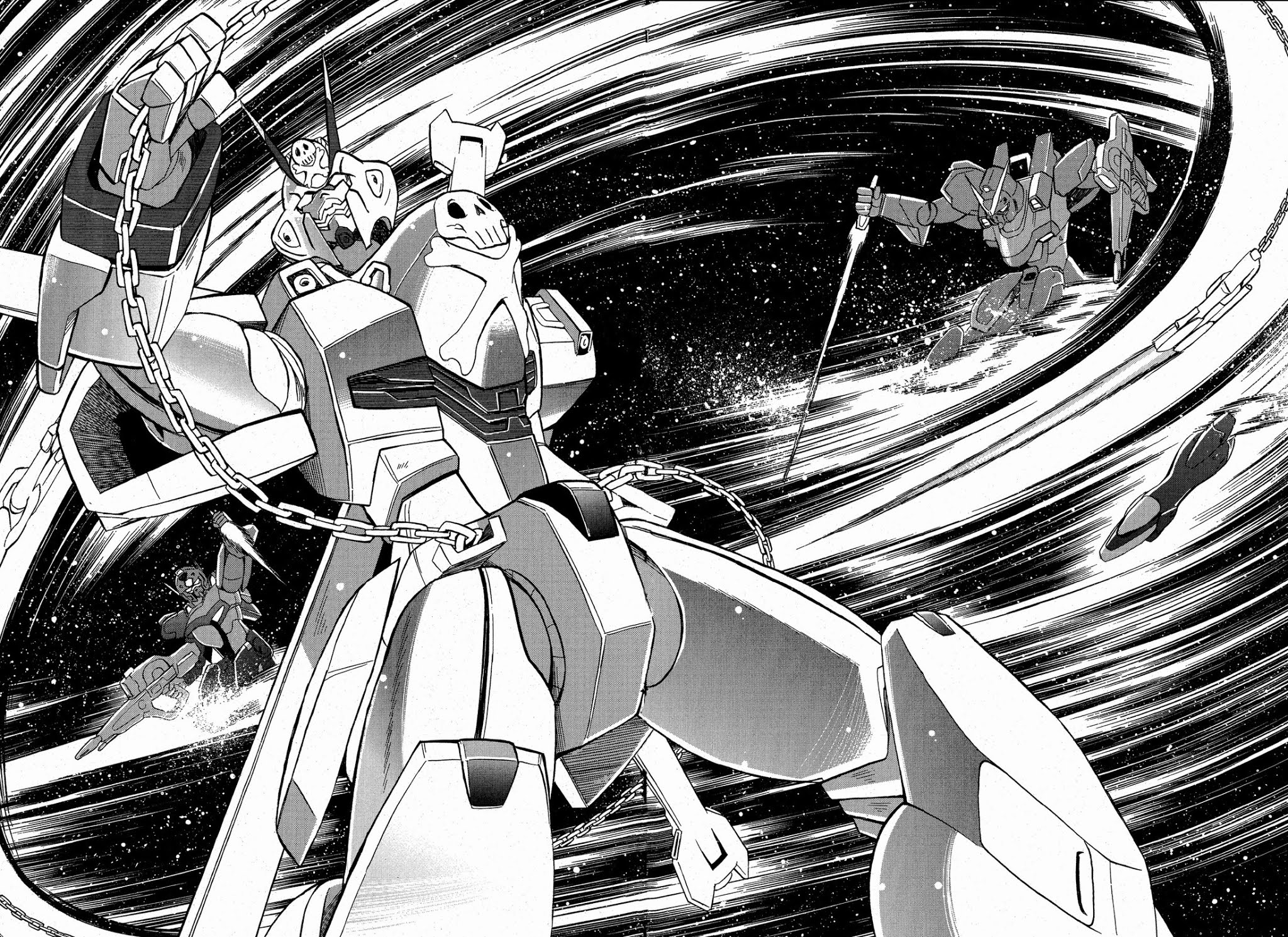 Kidou Senshi Crossbone Gundam Ghost Chapter 9 page 39 - Chapter 9: v Gundam vs Crossbone Gundam