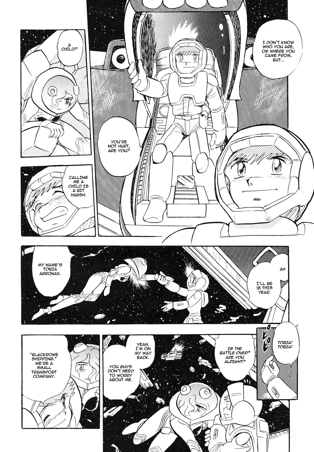 Kidou Senshi Crossbone Gundam Koutetsu no Shichinin Chapter 1 page 14 - Chapter 1: Tonight, Once Again, Europa Falls Behind Zeus