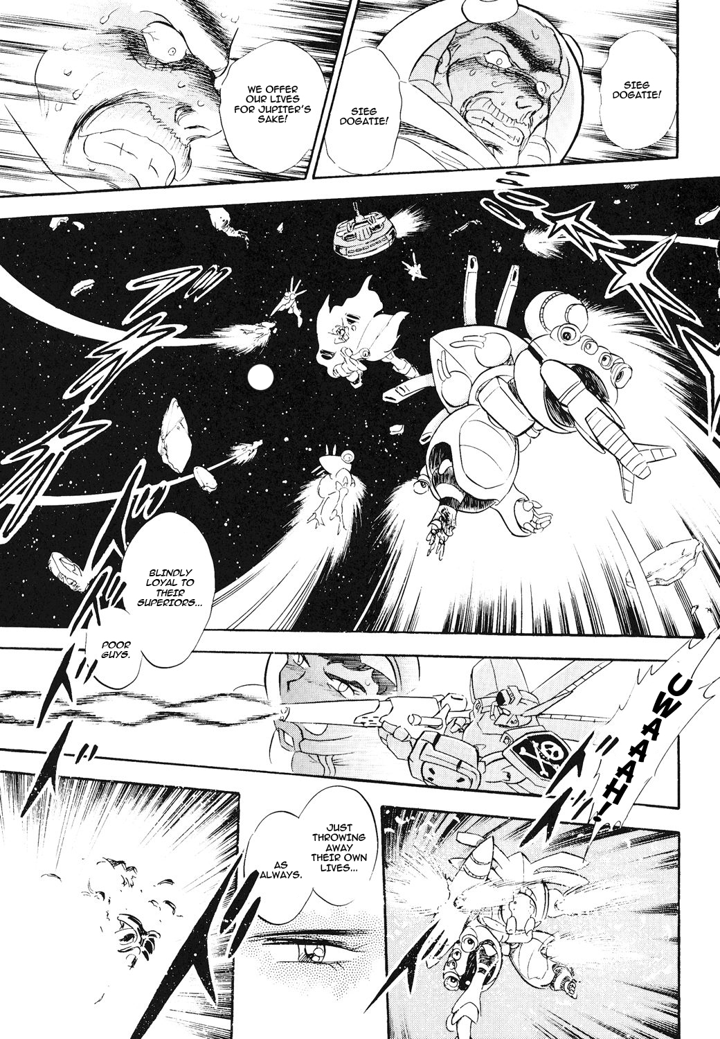 Kidou Senshi Crossbone Gundam Koutetsu no Shichinin Chapter 1 page 29 - Chapter 1: Tonight, Once Again, Europa Falls Behind Zeus