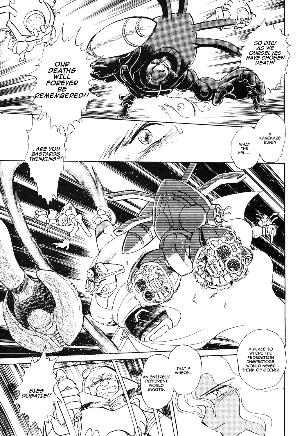 Kidou Senshi Crossbone Gundam Koutetsu no Shichinin Chapter 1 page 31 - Chapter 1: Tonight, Once Again, Europa Falls Behind Zeus