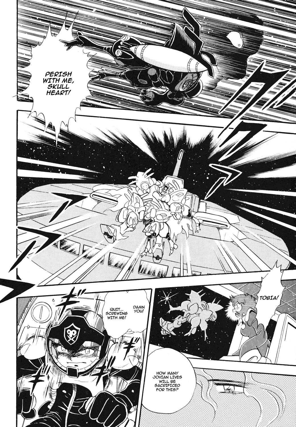 Kidou Senshi Crossbone Gundam Koutetsu no Shichinin Chapter 1 page 34 - Chapter 1: Tonight, Once Again, Europa Falls Behind Zeus