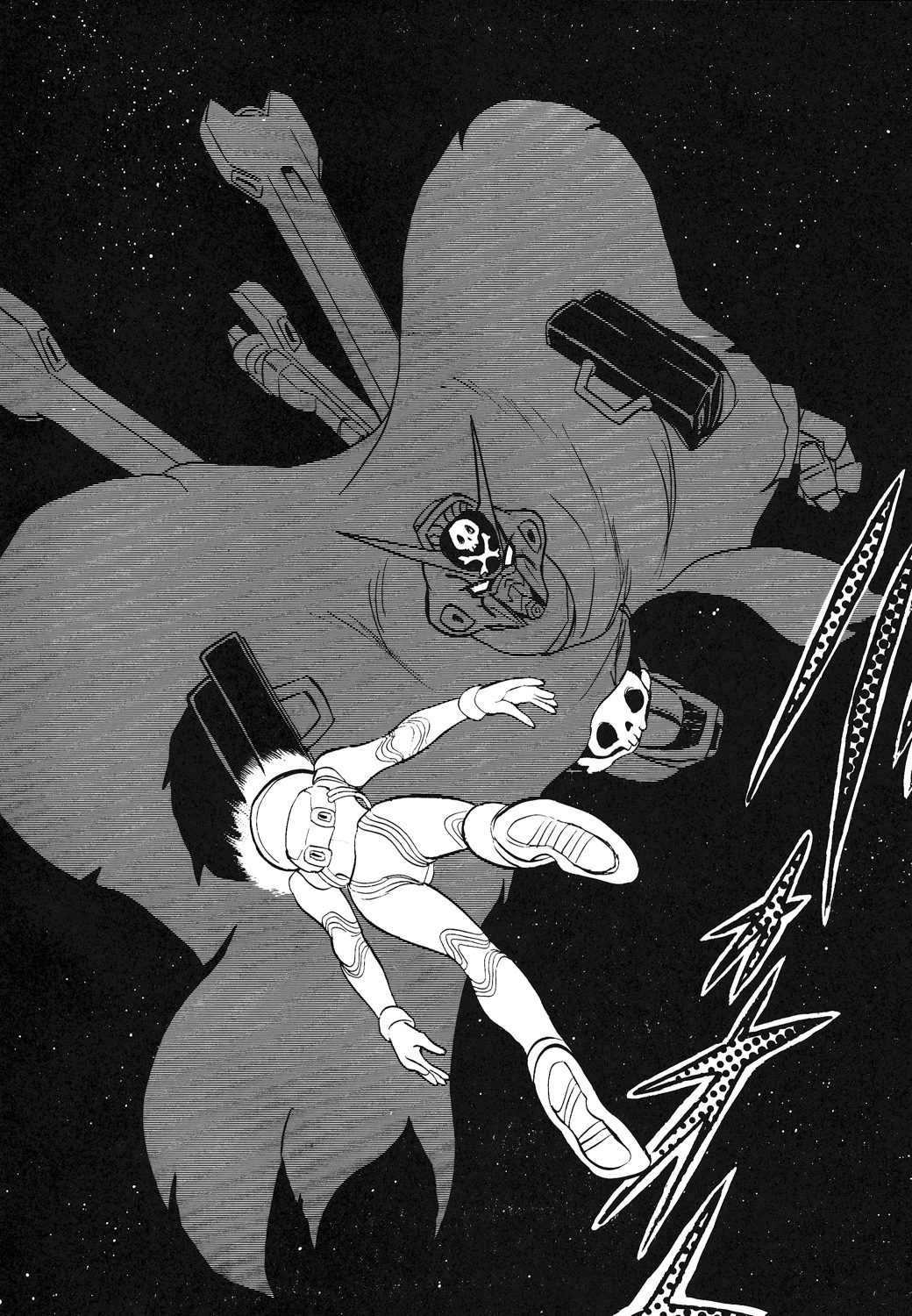 Kidou Senshi Crossbone Gundam Koutetsu no Shichinin Chapter 1 page 6 - Chapter 1: Tonight, Once Again, Europa Falls Behind Zeus