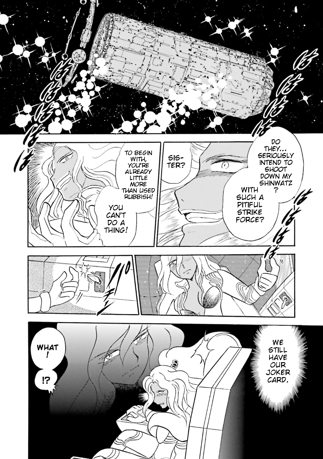 Kidou Senshi Crossbone Gundam Koutetsu no Shichinin Chapter 12 page 12 - Chapter 12: Hand of Evil