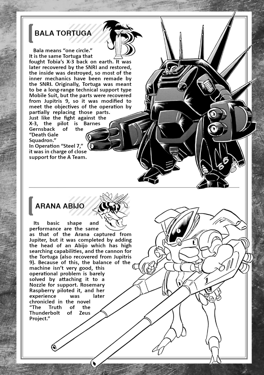 Kidou Senshi Crossbone Gundam Koutetsu no Shichinin Chapter 15.5 page 4 - Chapter 15.5: Mechanical Notes