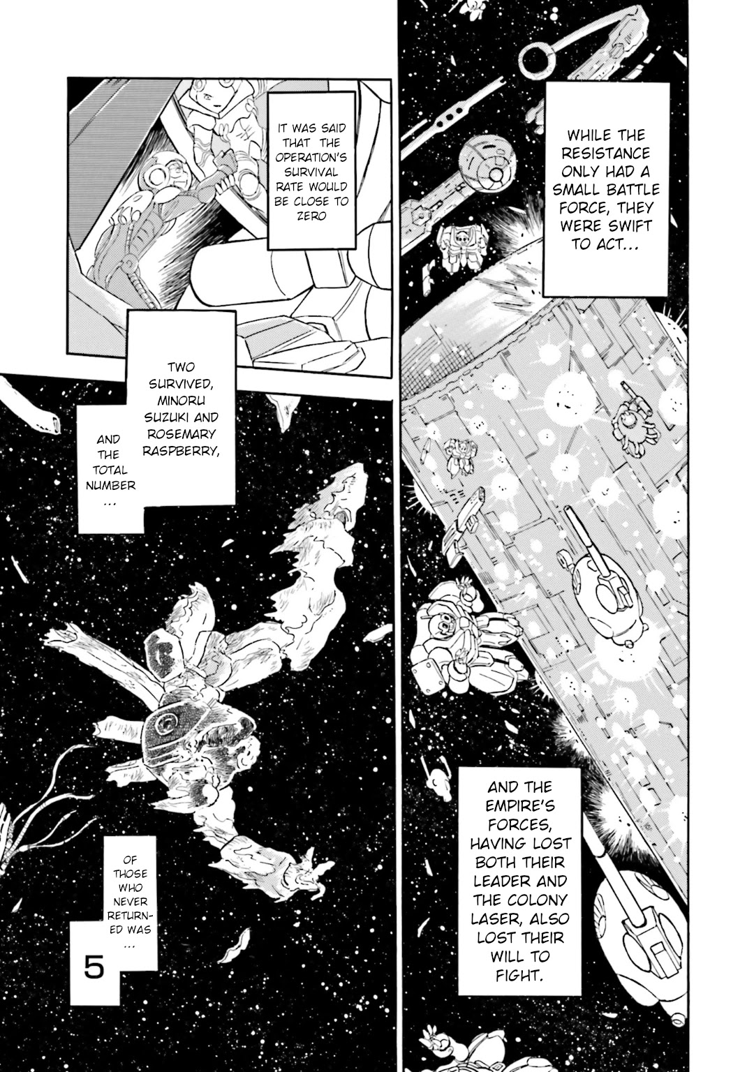 Kidou Senshi Crossbone Gundam Koutetsu no Shichinin Chapter 15 page 36 - Chapter 15: The Direction He Heads Toward [END]