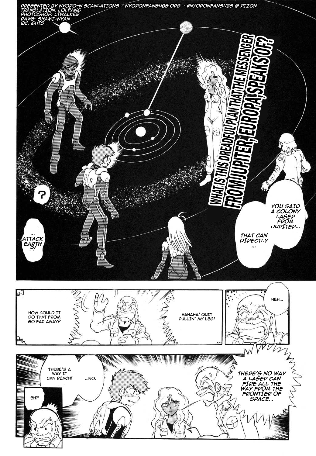 Kidou Senshi Crossbone Gundam Koutetsu no Shichinin Chapter 2 page 2 - Chapter 2: The Bird That Danced on the Moon