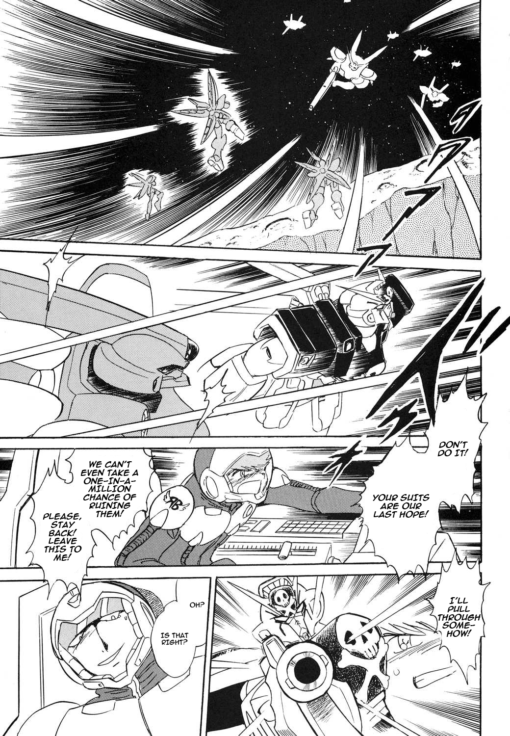 Kidou Senshi Crossbone Gundam Koutetsu no Shichinin Chapter 2 page 28 - Chapter 2: The Bird That Danced on the Moon