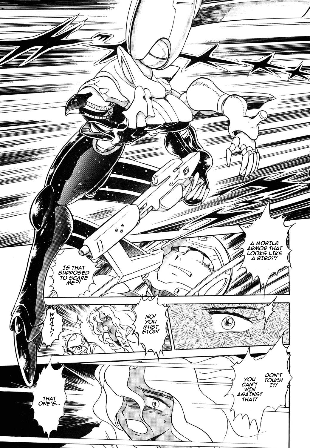 Kidou Senshi Crossbone Gundam Koutetsu no Shichinin Chapter 2 page 34 - Chapter 2: The Bird That Danced on the Moon