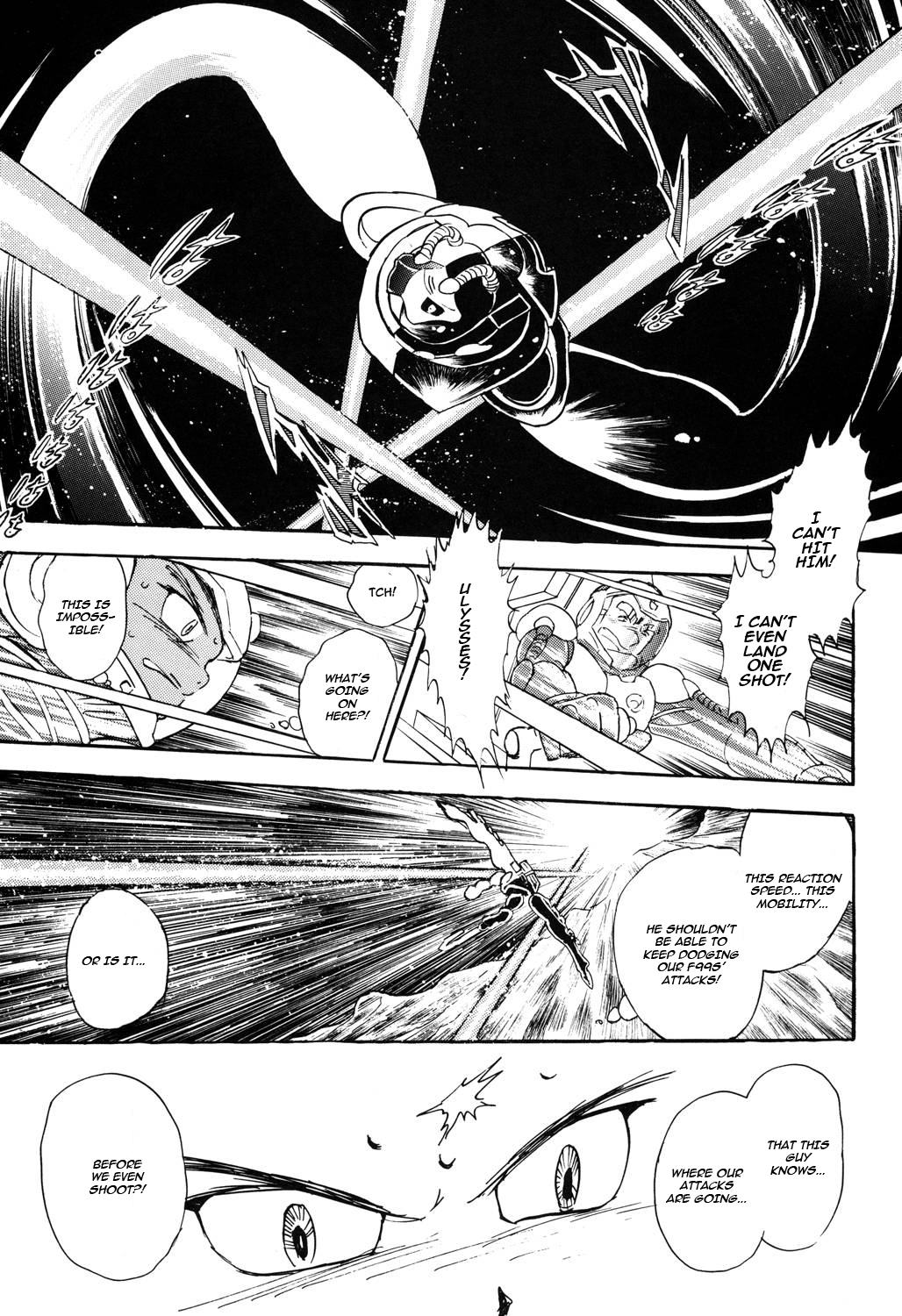 Kidou Senshi Crossbone Gundam Koutetsu no Shichinin Chapter 3 page 10 - Chapter 3: The Demigod Sings of Despair