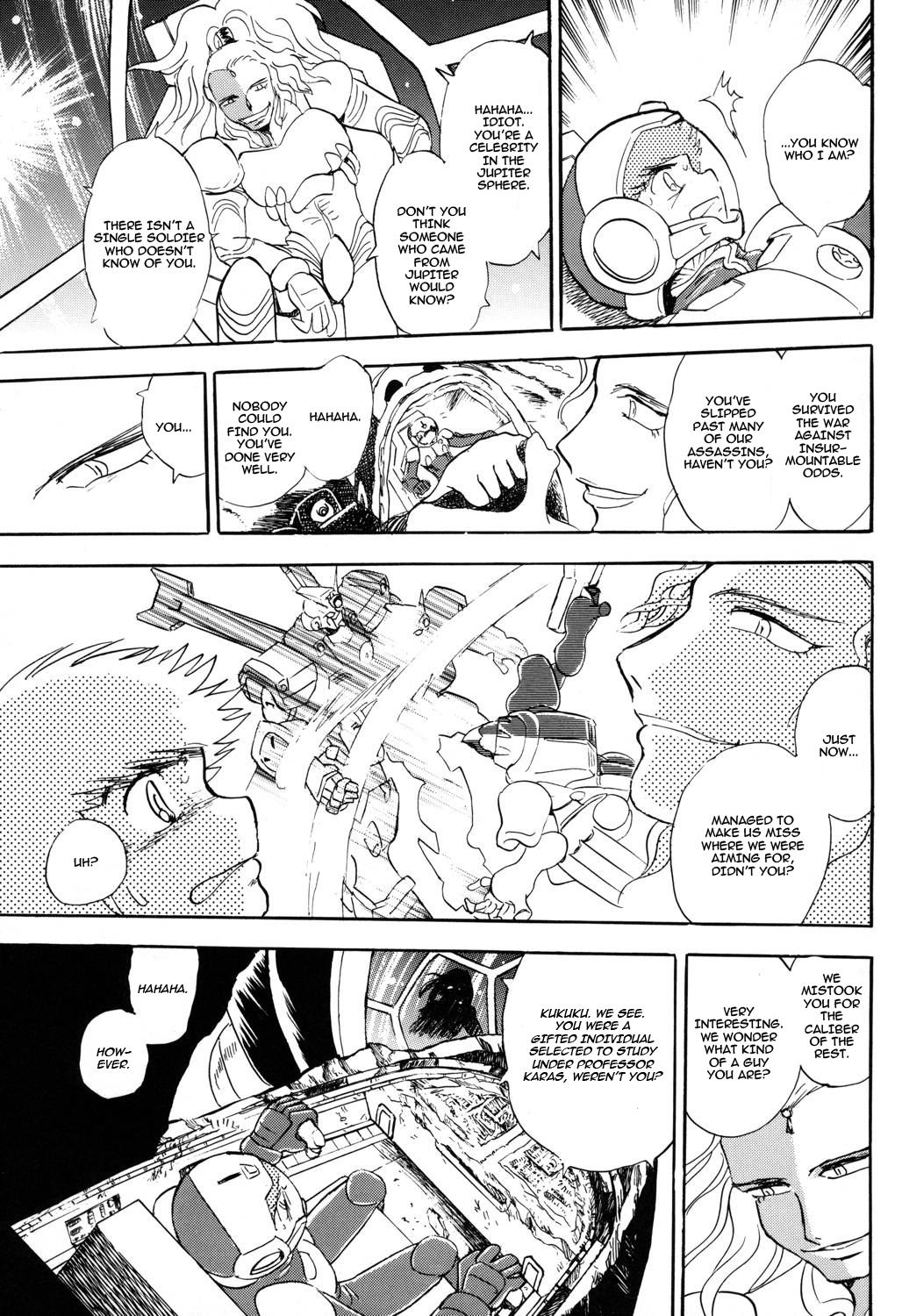 Kidou Senshi Crossbone Gundam Koutetsu no Shichinin Chapter 3 page 22 - Chapter 3: The Demigod Sings of Despair