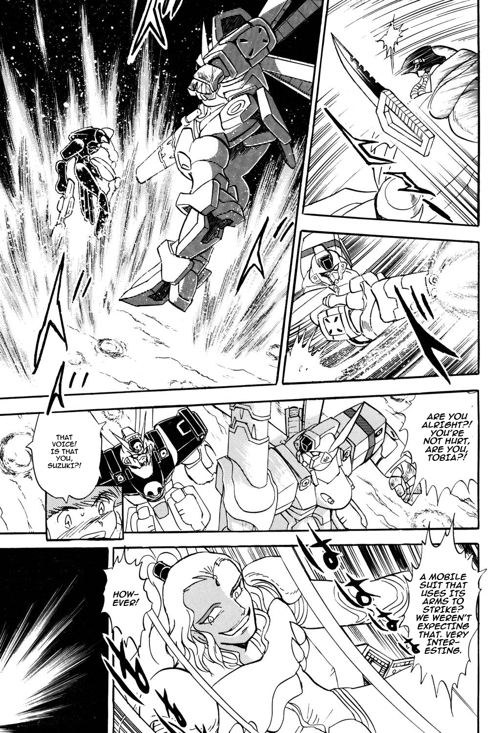 Kidou Senshi Crossbone Gundam Koutetsu no Shichinin Chapter 3 page 32 - Chapter 3: The Demigod Sings of Despair