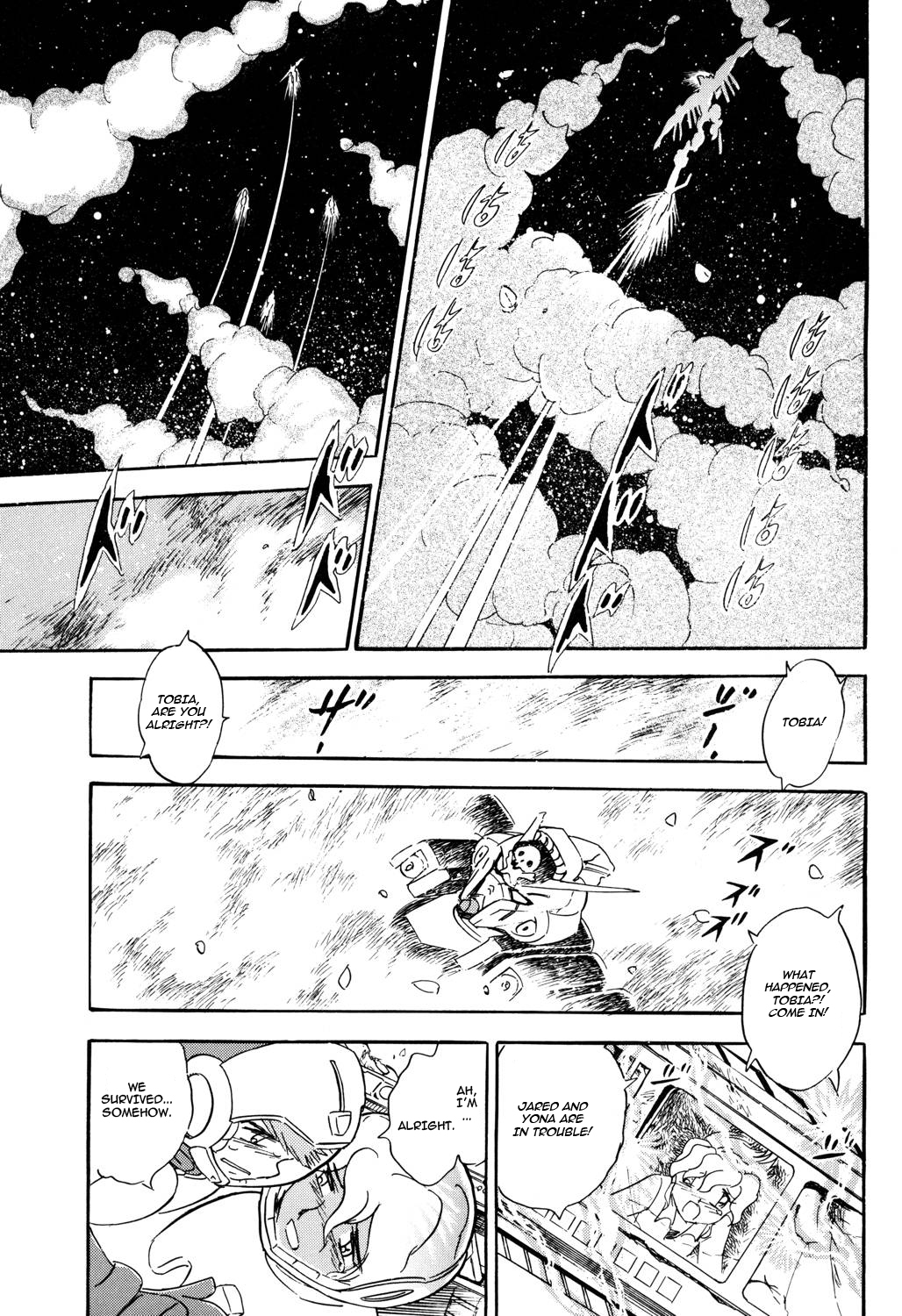 Kidou Senshi Crossbone Gundam Koutetsu no Shichinin Chapter 3 page 36 - Chapter 3: The Demigod Sings of Despair