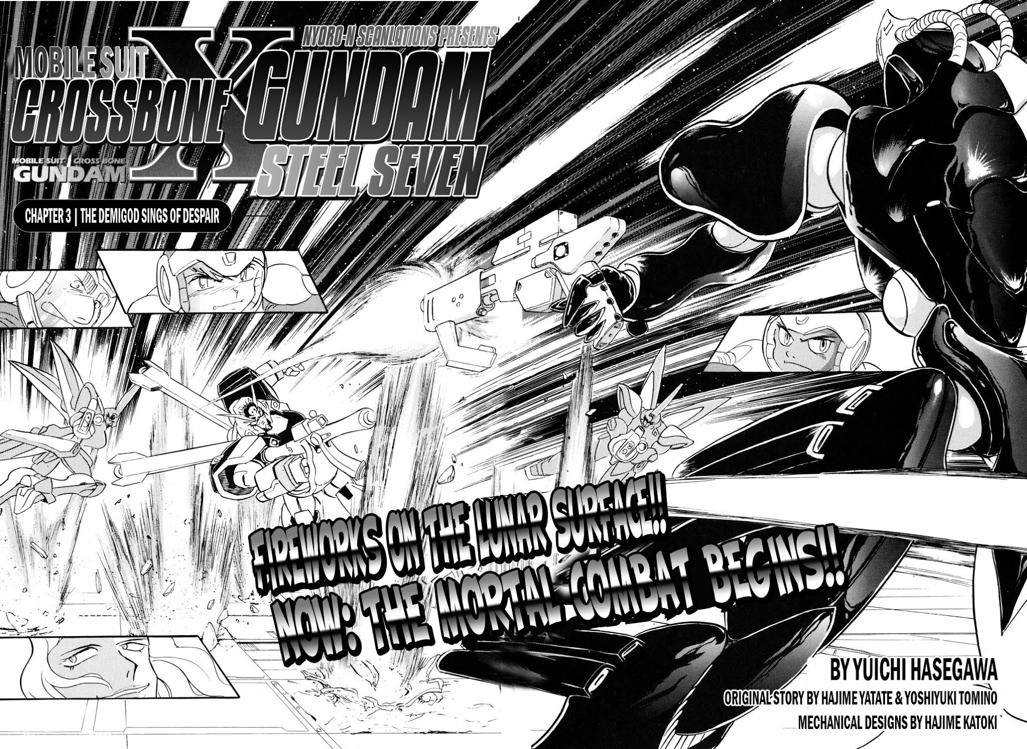 Kidou Senshi Crossbone Gundam Koutetsu no Shichinin Chapter 3 page 4 - Chapter 3: The Demigod Sings of Despair