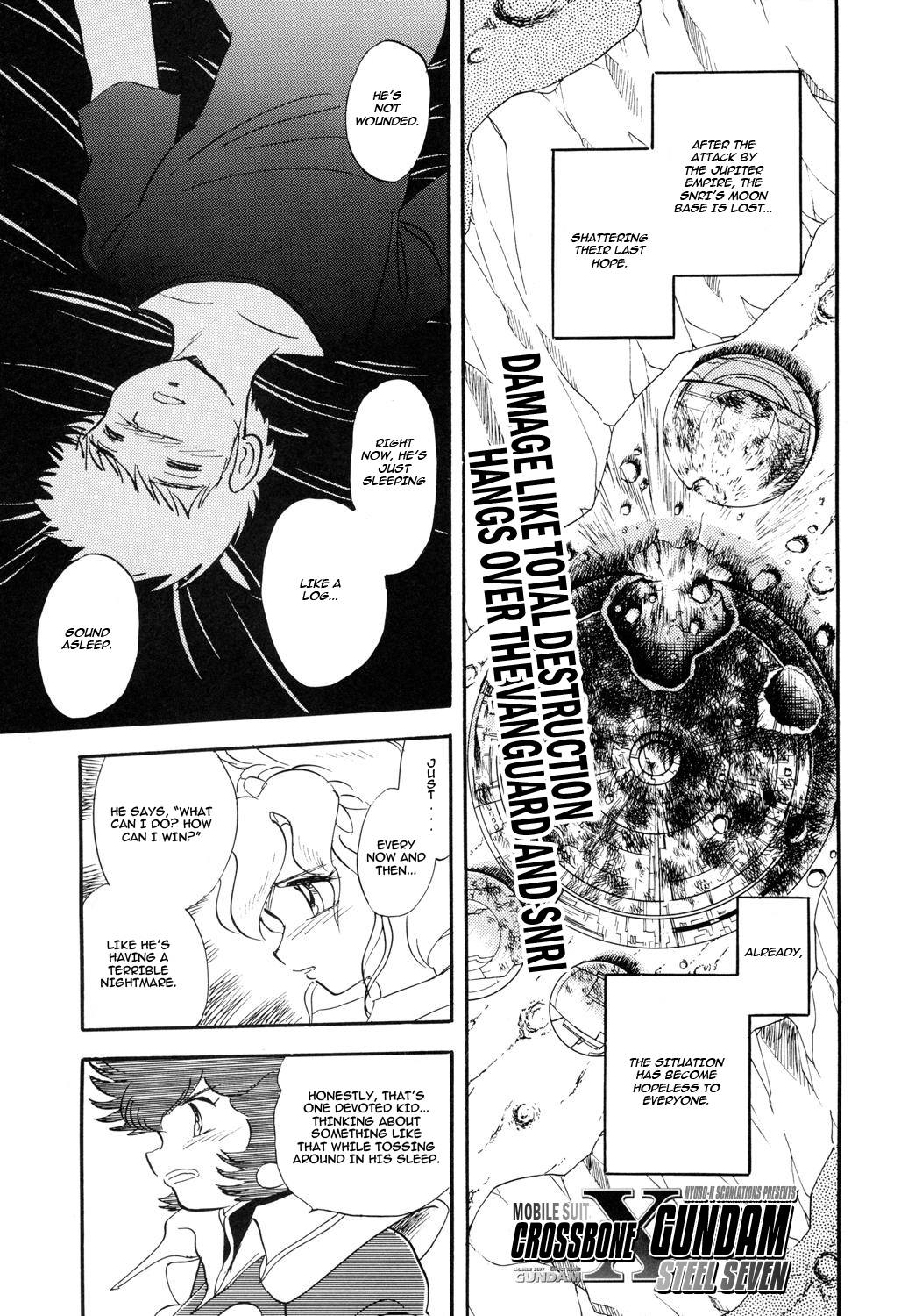 Kidou Senshi Crossbone Gundam Koutetsu no Shichinin Chapter 4 page 1 - Chapter 4: A 6-Day Quest
