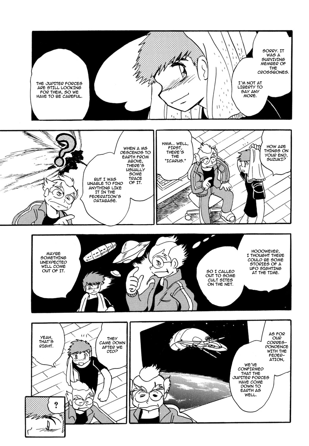 Kidou Senshi Crossbone Gundam Koutetsu no Shichinin Chapter 5 page 10 - Chapter 5: What Awaits the Search on the Blue Planet
