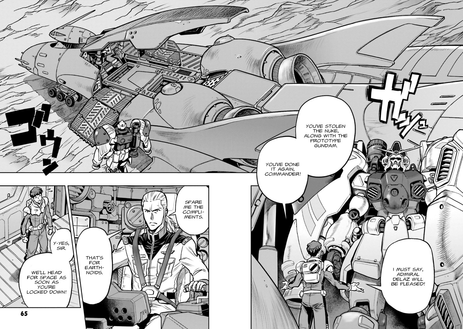 Kidou Senshi Gundam 0083 Rebellion Chapter 10 page 14 - Chapter 10: To Outer Space