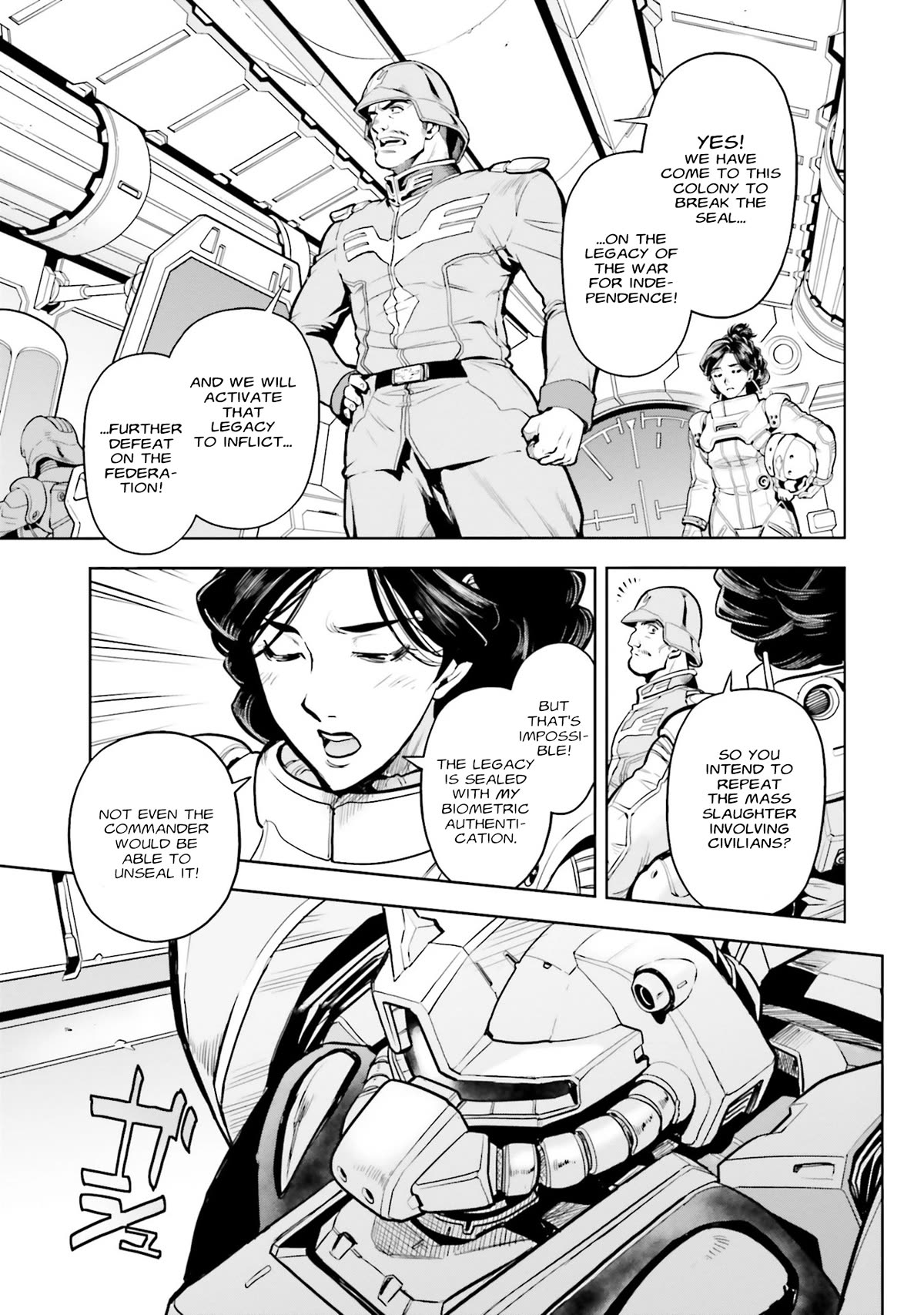 Kidou Senshi Gundam 0083 Rebellion Chapter 100 page 13 - Chapter 100: Wounded Soldier