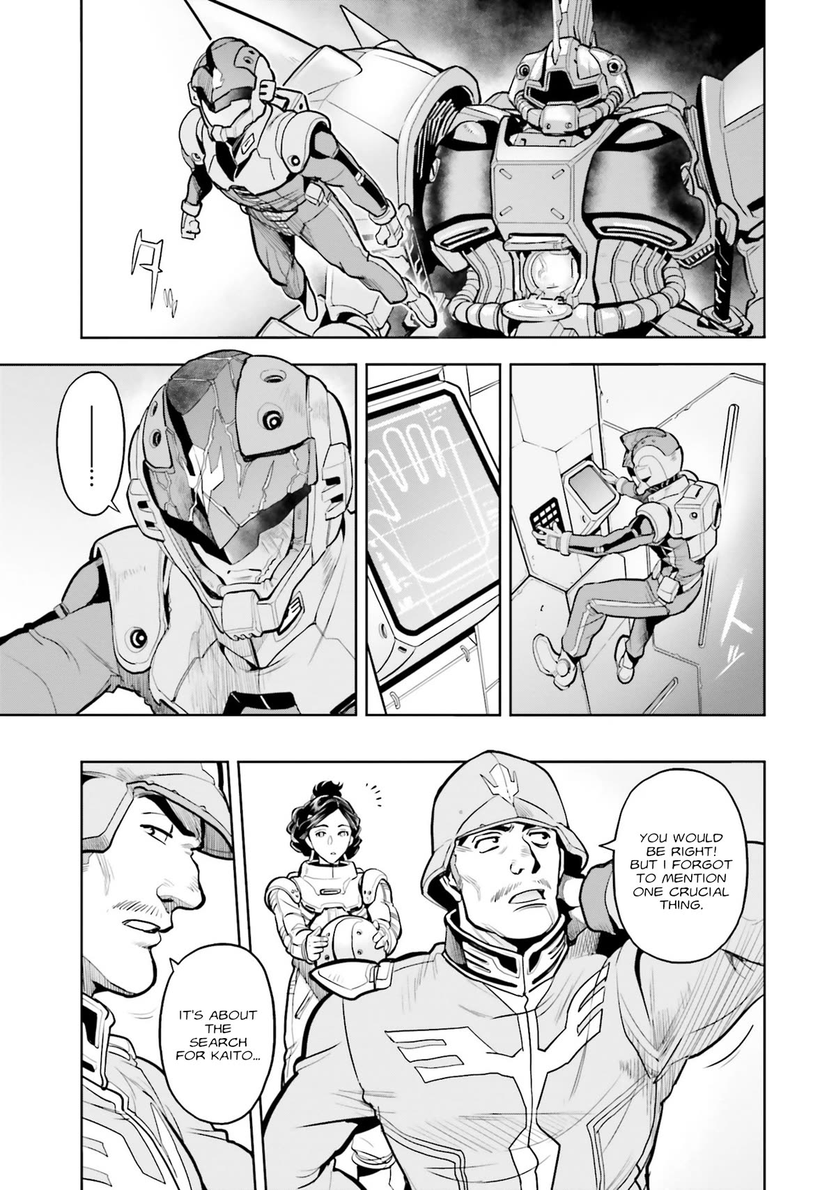 Kidou Senshi Gundam 0083 Rebellion Chapter 100 page 15 - Chapter 100: Wounded Soldier