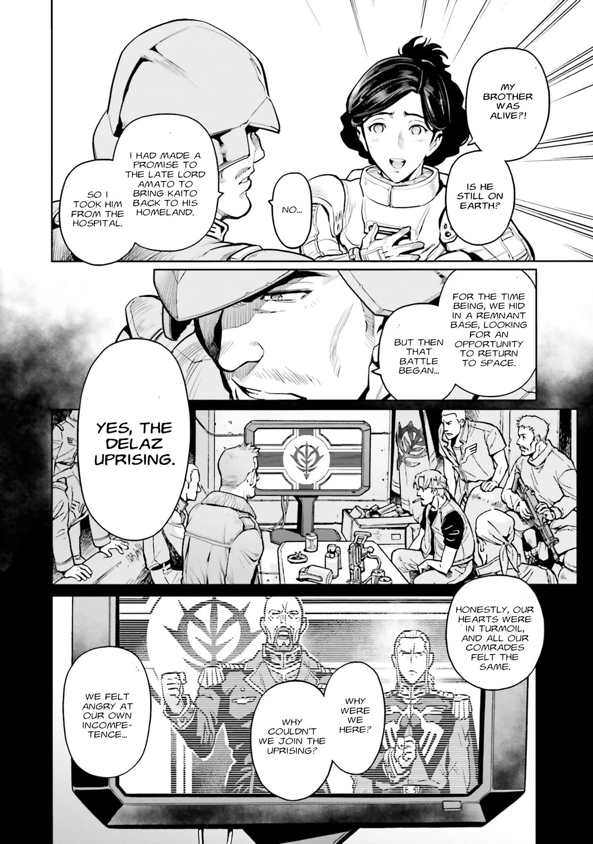 Kidou Senshi Gundam 0083 Rebellion Chapter 100 page 18 - Chapter 100: Wounded Soldier