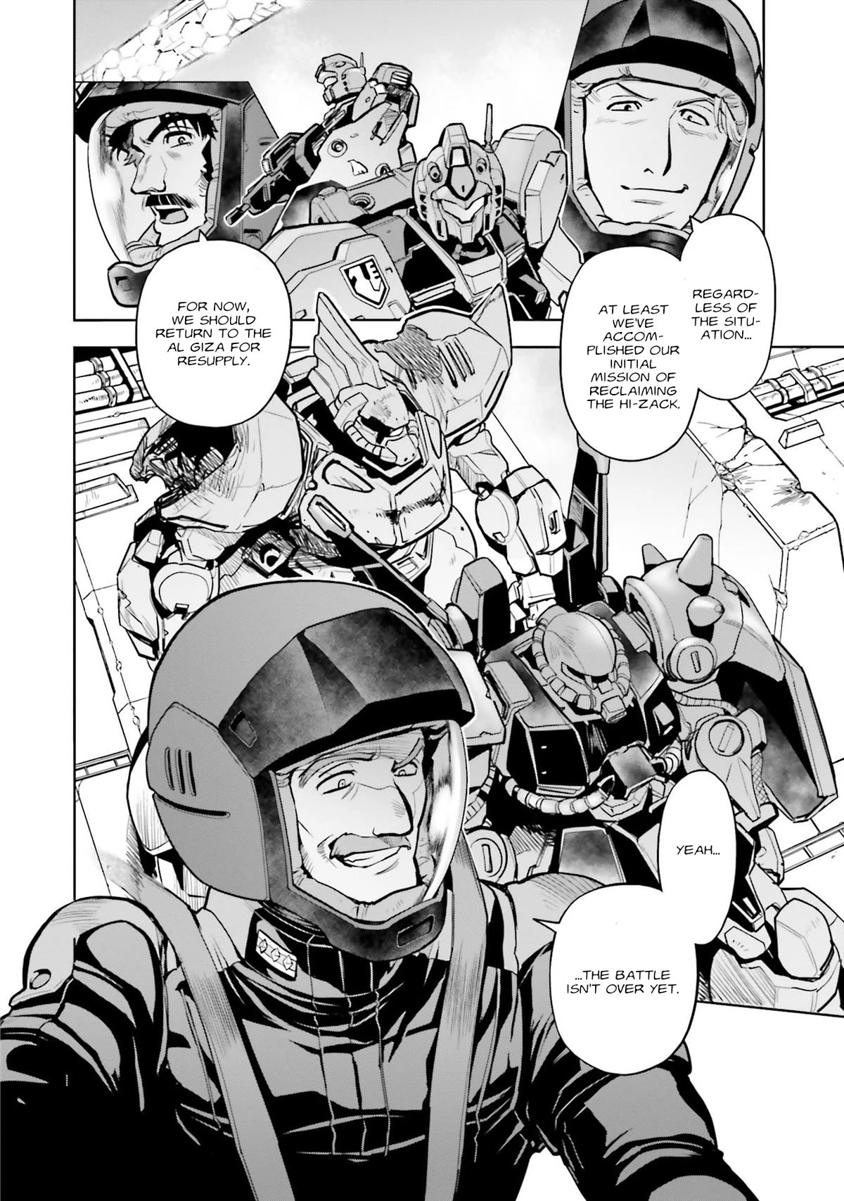 Kidou Senshi Gundam 0083 Rebellion Chapter 100 page 6 - Chapter 100: Wounded Soldier