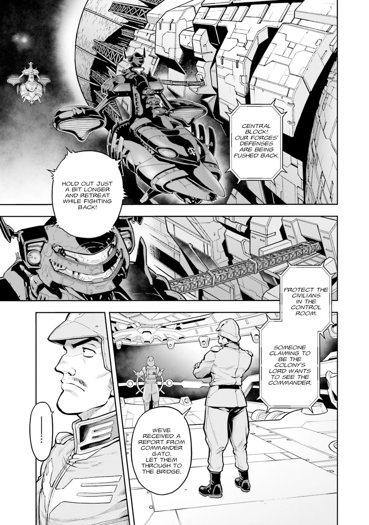 Kidou Senshi Gundam 0083 Rebellion Chapter 100 page 7 - Chapter 100: Wounded Soldier