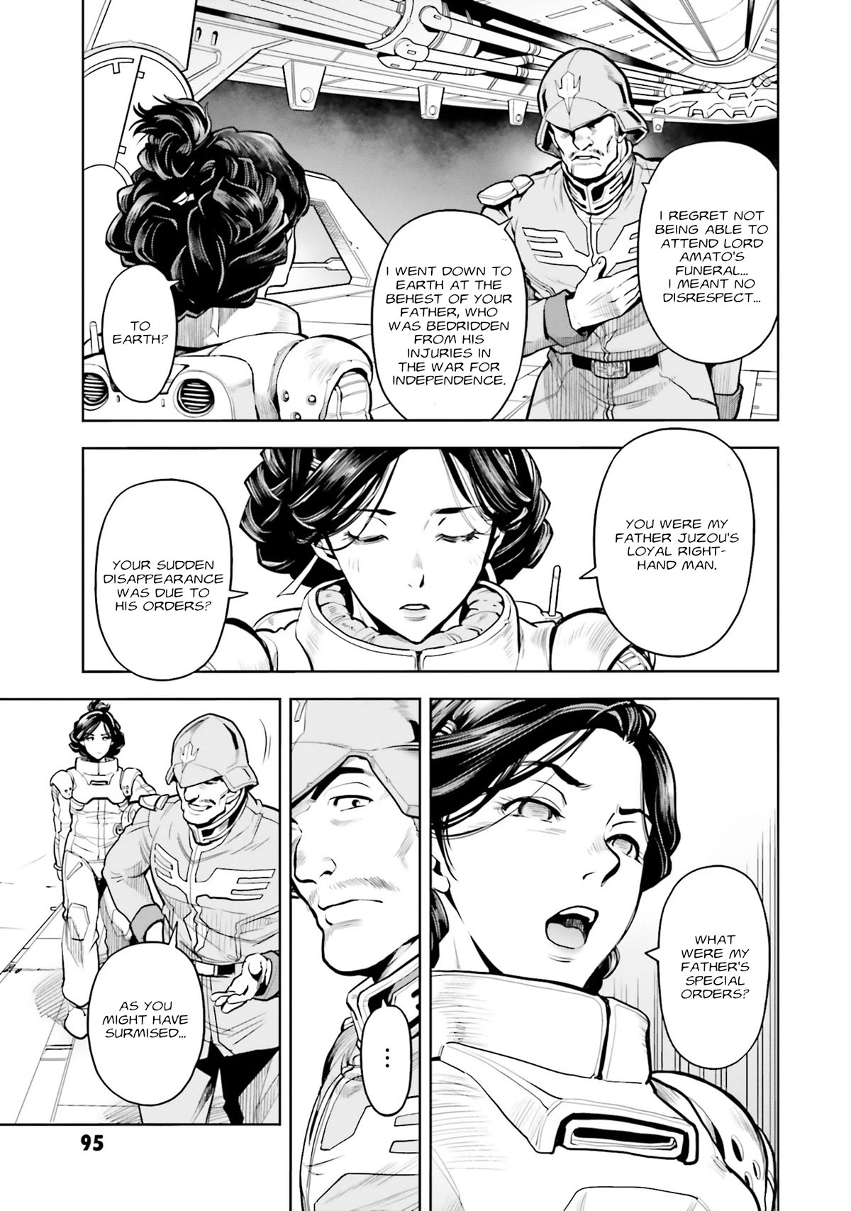 Kidou Senshi Gundam 0083 Rebellion Chapter 100 page 9 - Chapter 100: Wounded Soldier